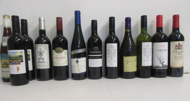 Twelve bottles wine comprising four Spanish Image