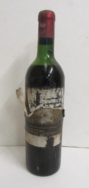One old bottle Chateau Palmer Margaux Image