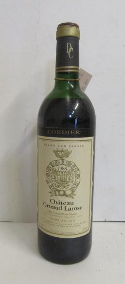 One bottle 1988 Chateau Gruaude Larose Saint-Julien Image