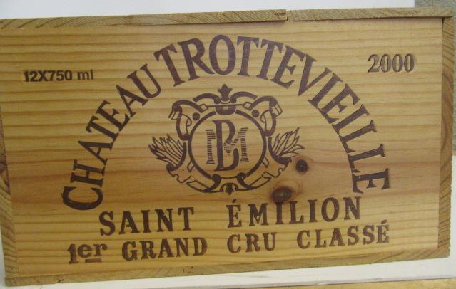 Twelve bottles 2000 Chateau Trottevieille Saint Emilion Image