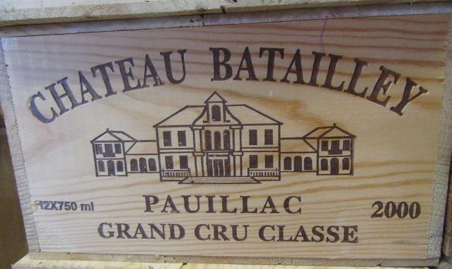 Twelve bottles 2000 Chateau Batailley Image