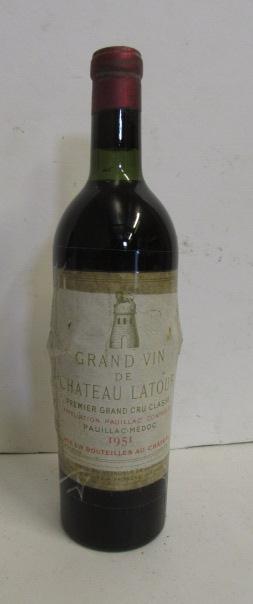 One bottle 1951 Chateau Latour Pauillac Image
