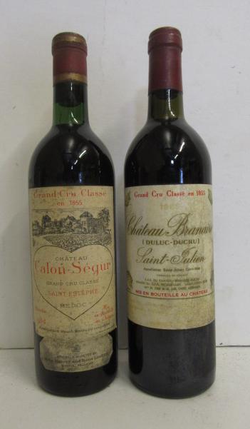 One bottle 1965 Chateau Calon-Segur Saint-Estephe and one bottle 1965 Chateau Branaire (Duluc-Ducru) Image
