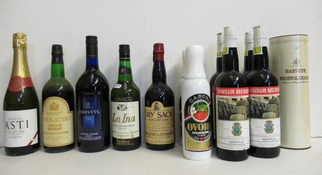 Two bottles Harveys Bristol Cream Image