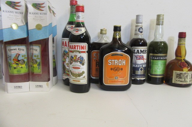 Five bottles Kannu Kukk Estonian Liqueur Image