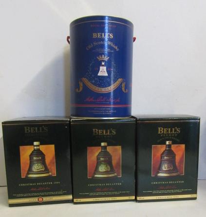 Four Bells commemorative decanters of whisky for 1992 Image