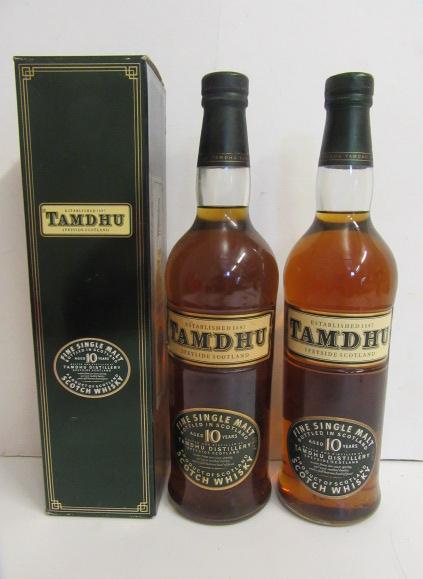 Two bottles Tamdhu 10 year old Speyside single malt Image