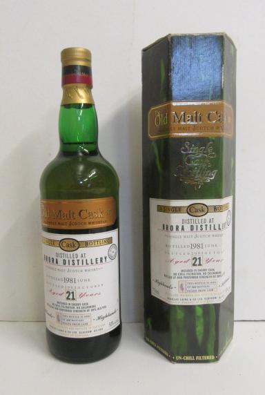 One bottle 1981 Brora 21 year old Highland Single Malt Image