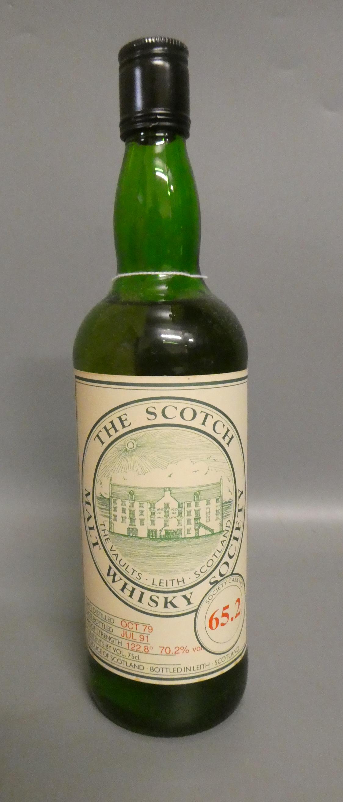 One bottle The Scotch Malt Whisky Society SMWS cask no. 65.2 Imperial (closed 1998) Speyside single Image