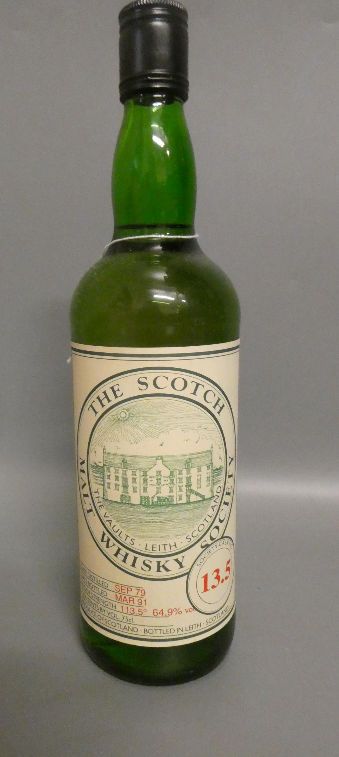One bottle The Scotch Malt Whisky Society SMWS cask no. 13.5 Dalmore Highland single malt Scotch Image