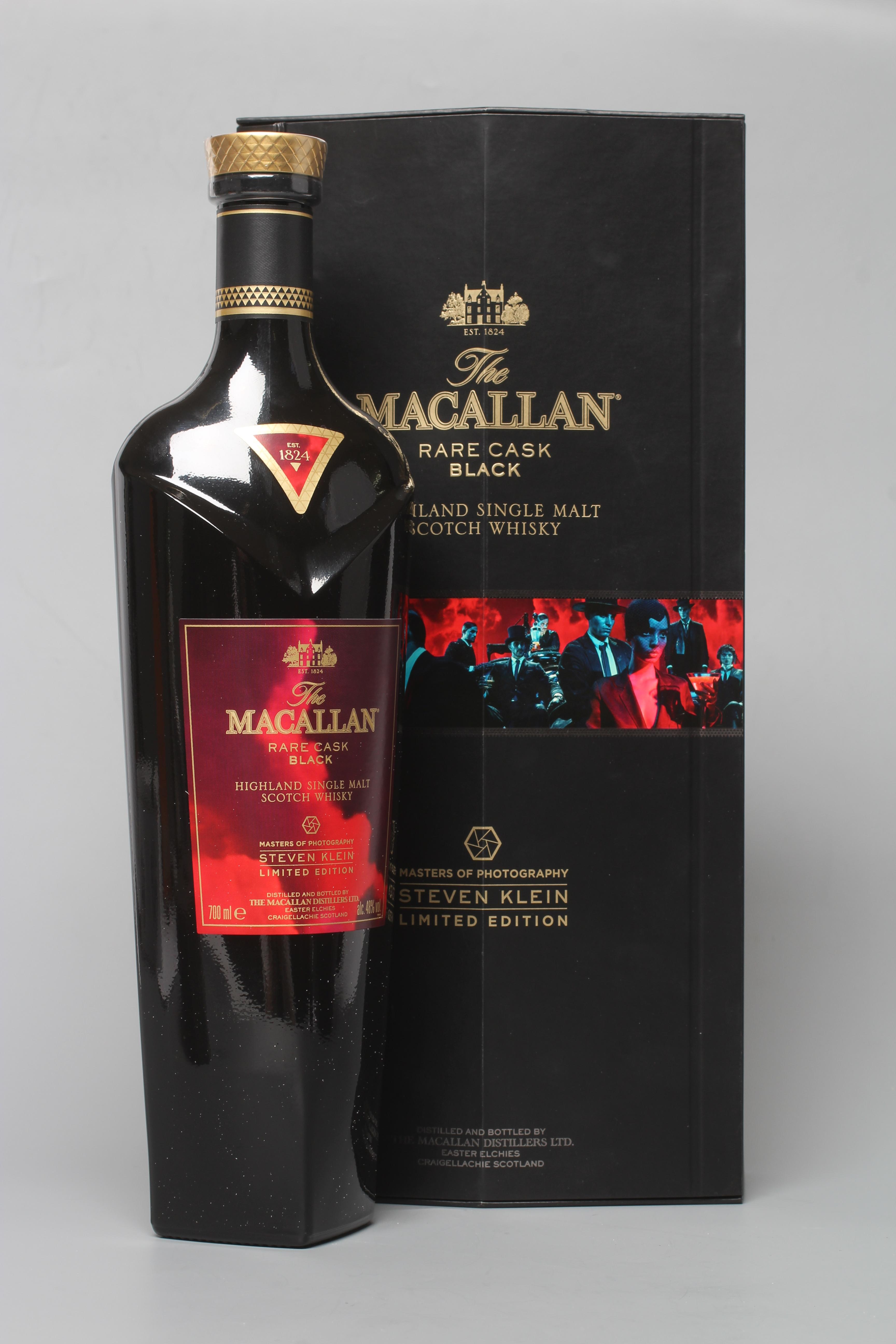 One bottle Macallan Steven Klein limited edition, Rare Cask Black, 48%, 700ml, boxed (Est. plus 24% Image