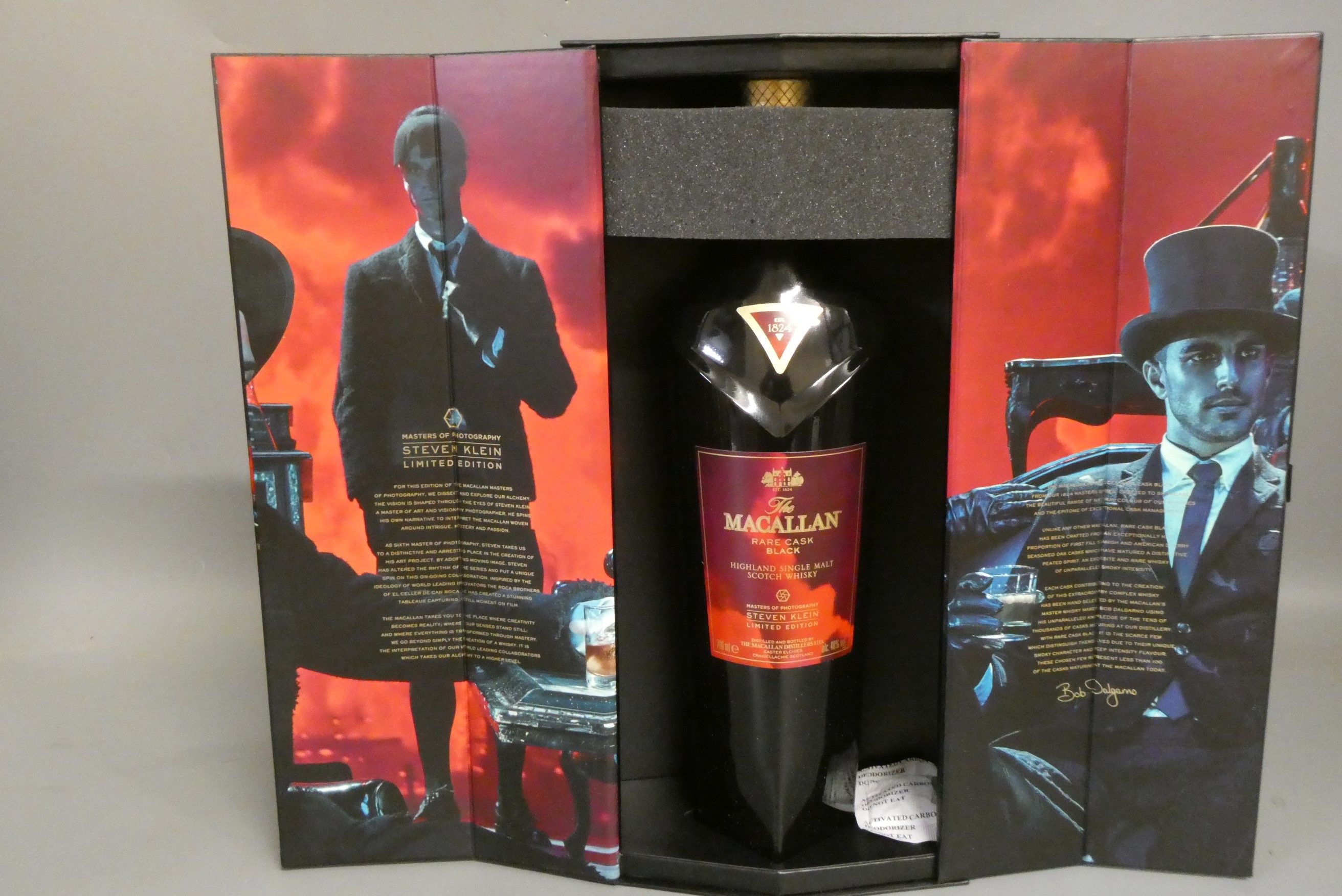 One bottle Macallan Steven Klein limited edition, Rare Cask Black, 48%, 700ml, boxed (Est. plus 24% Image