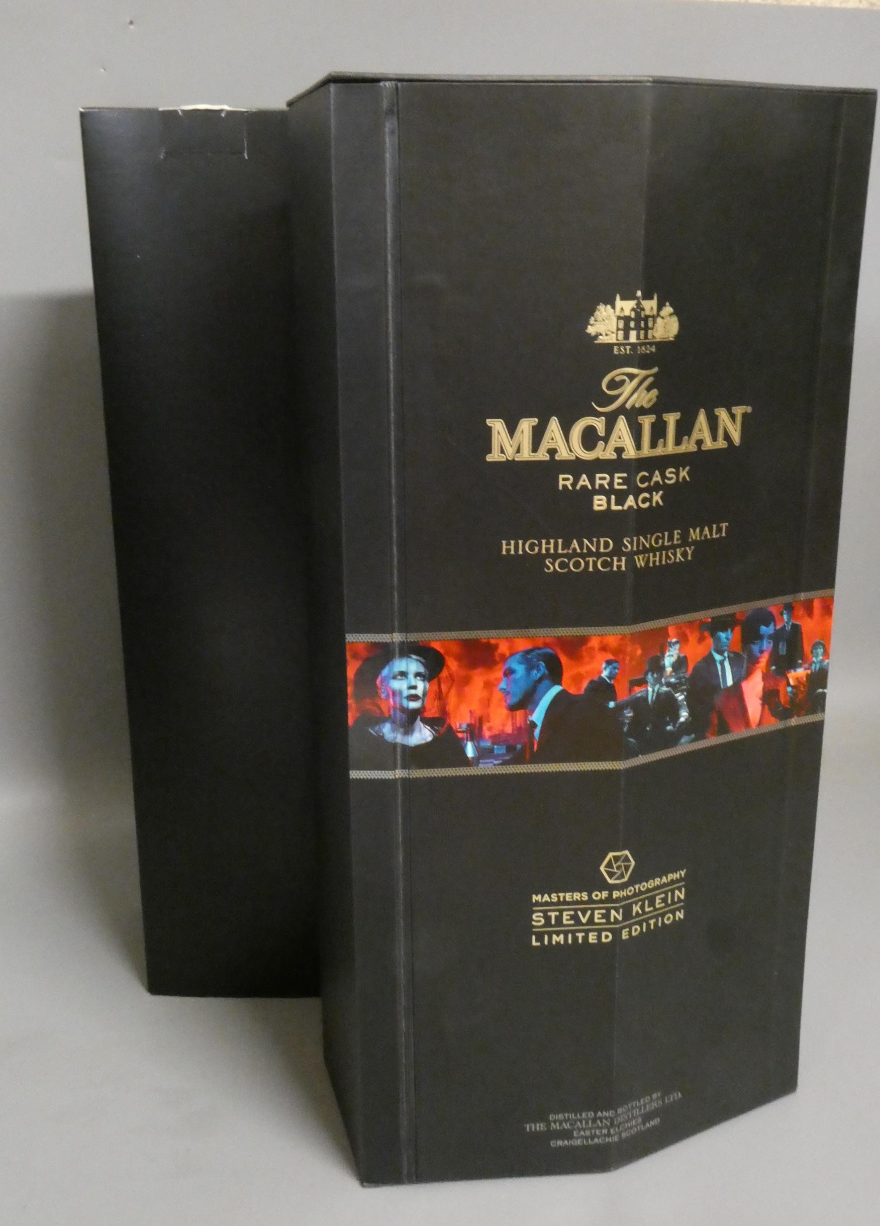 One bottle Macallan Steven Klein limited edition, Rare Cask Black, 48%, 700ml, boxed (Est. plus 24% Image