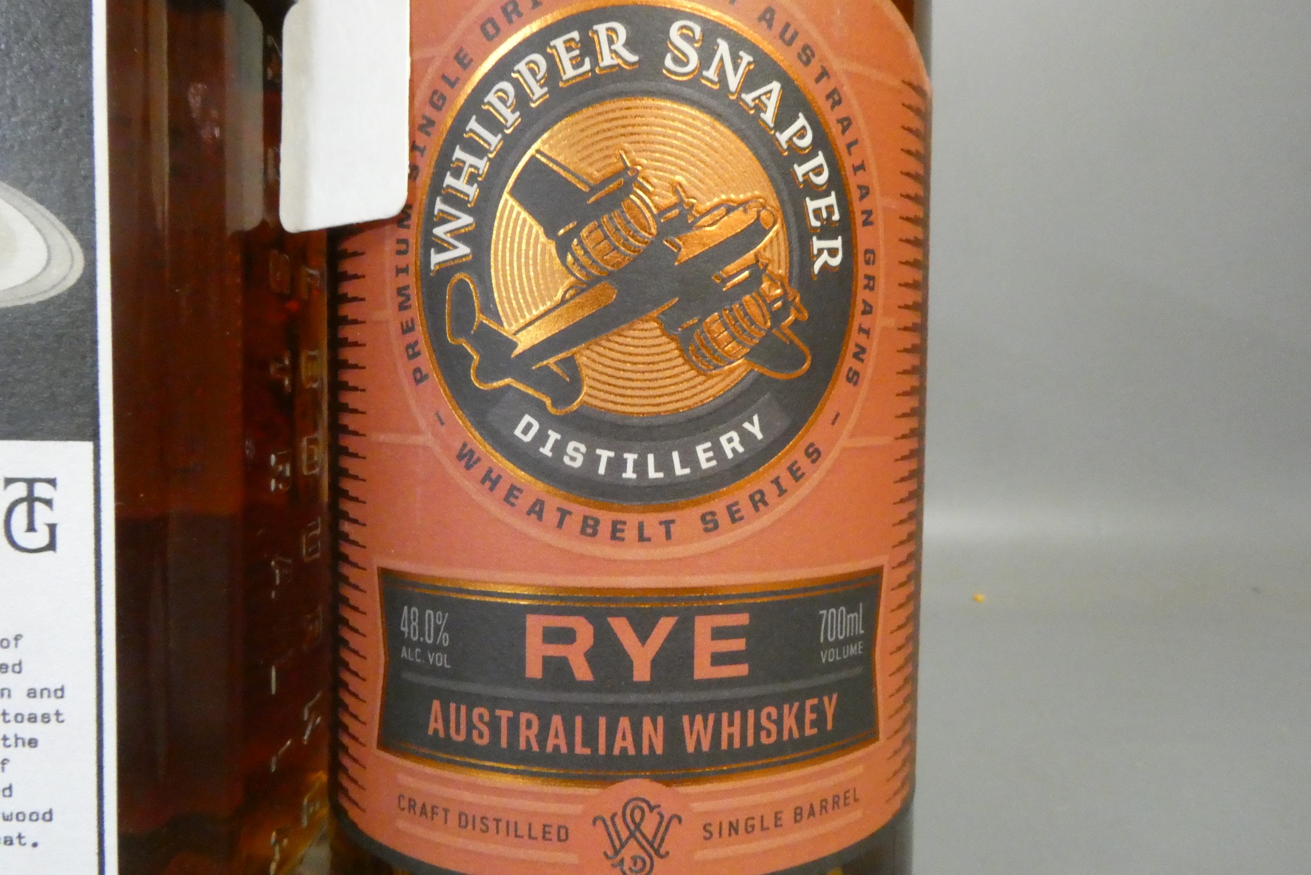 Two bottles The Gospel Projects Australian whiskey Image