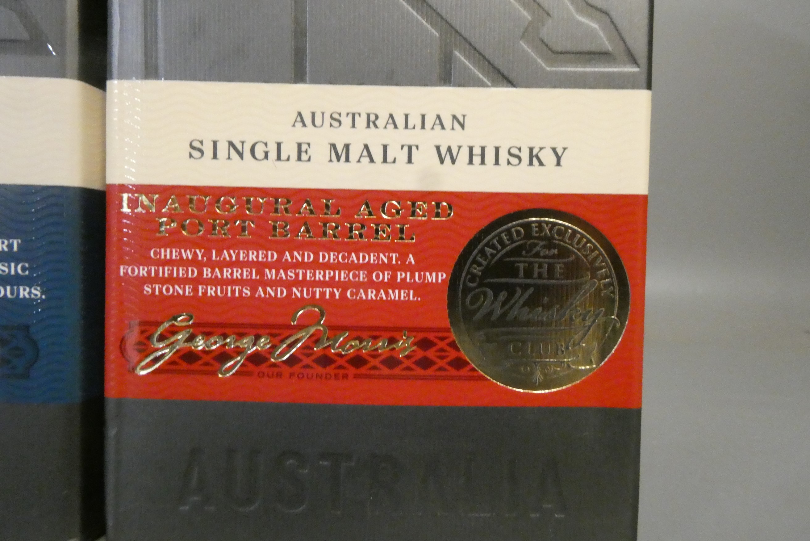 Three bottles Morris single malt Australian whisky Image