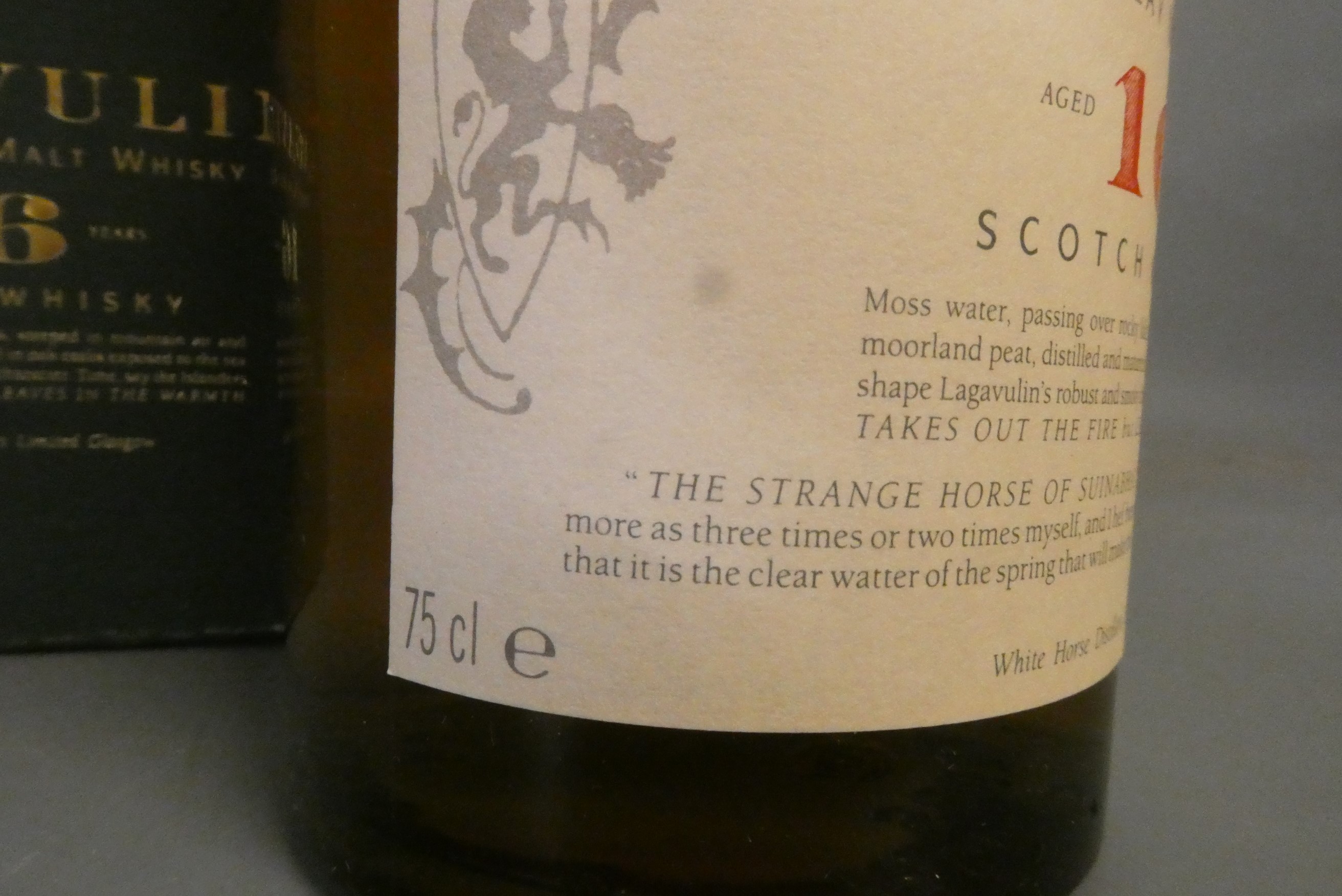 One bottle Lagavulin 16yr old single Islay malt whisky, 43%, 75cl, boxed (Est. plus 24% premium inc. Image