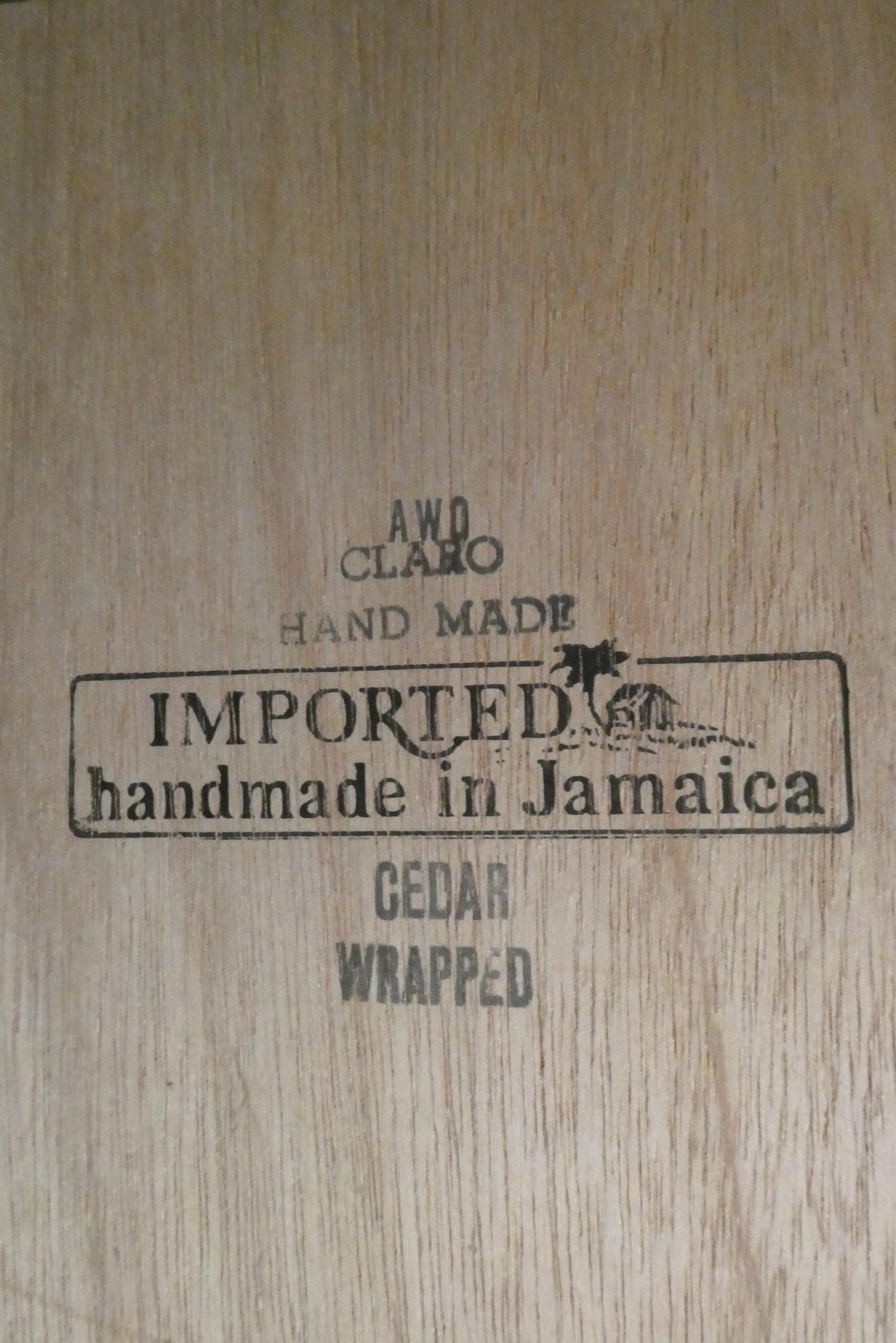 Twenty one La Tropical De Luxe singles No.1 cigars, boxed and in individual tubed (Est. plus 24% Image