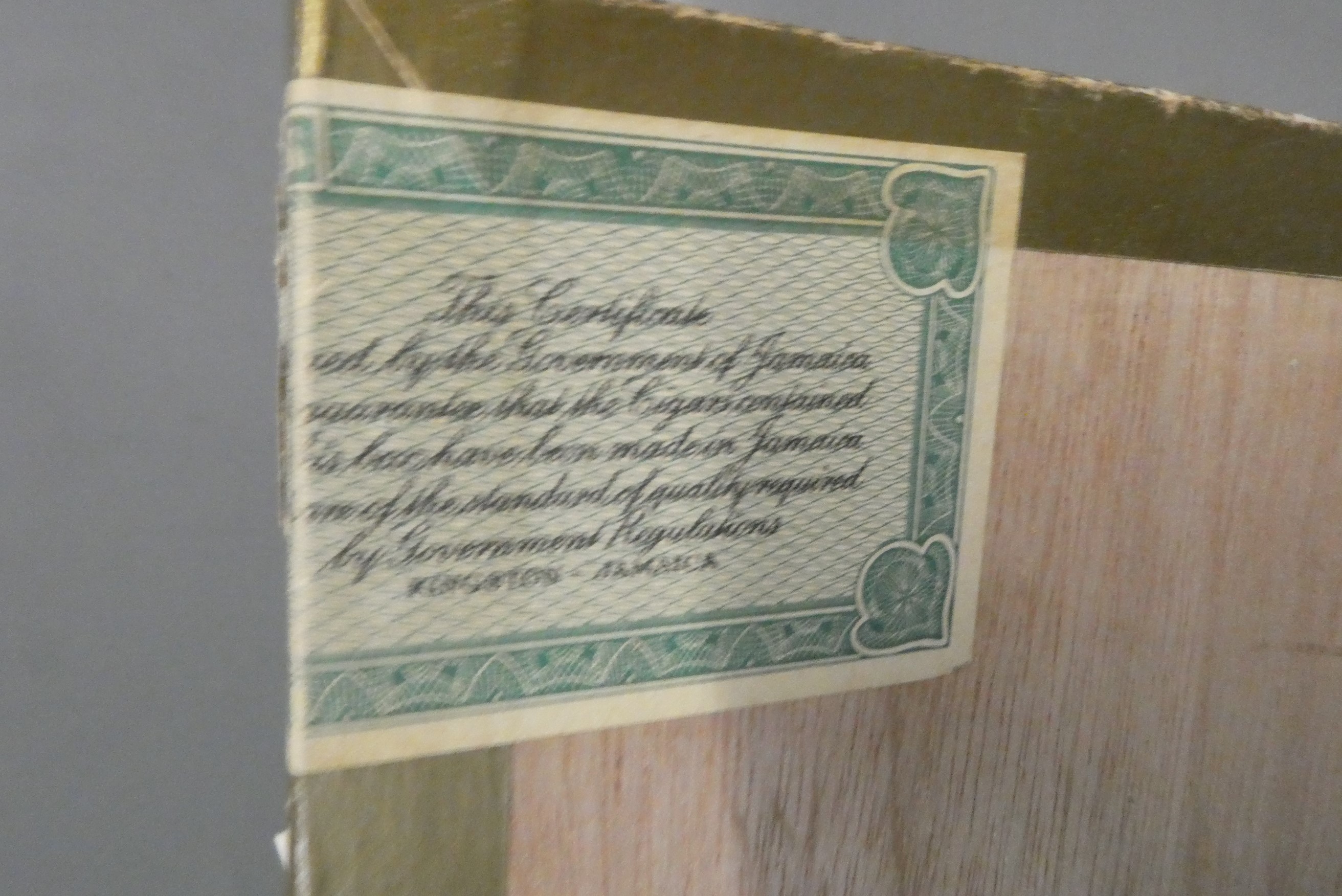 Twenty one La Tropical De Luxe singles No.1 cigars, boxed and in individual tubed (Est. plus 24% Image