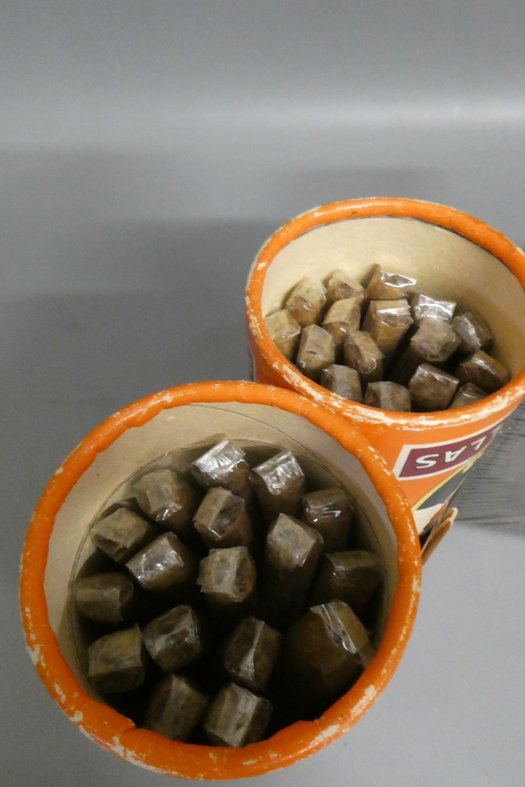 A box of fifteen "It's Churchill time" cigars, together with 38 King Edward Panatellas in two tubs Image