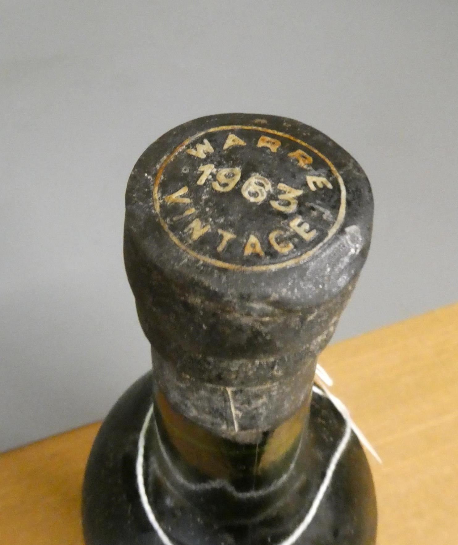 One bottle Warre's 1963 vintage port (Est. plus 24% premium inc. VAT) Image