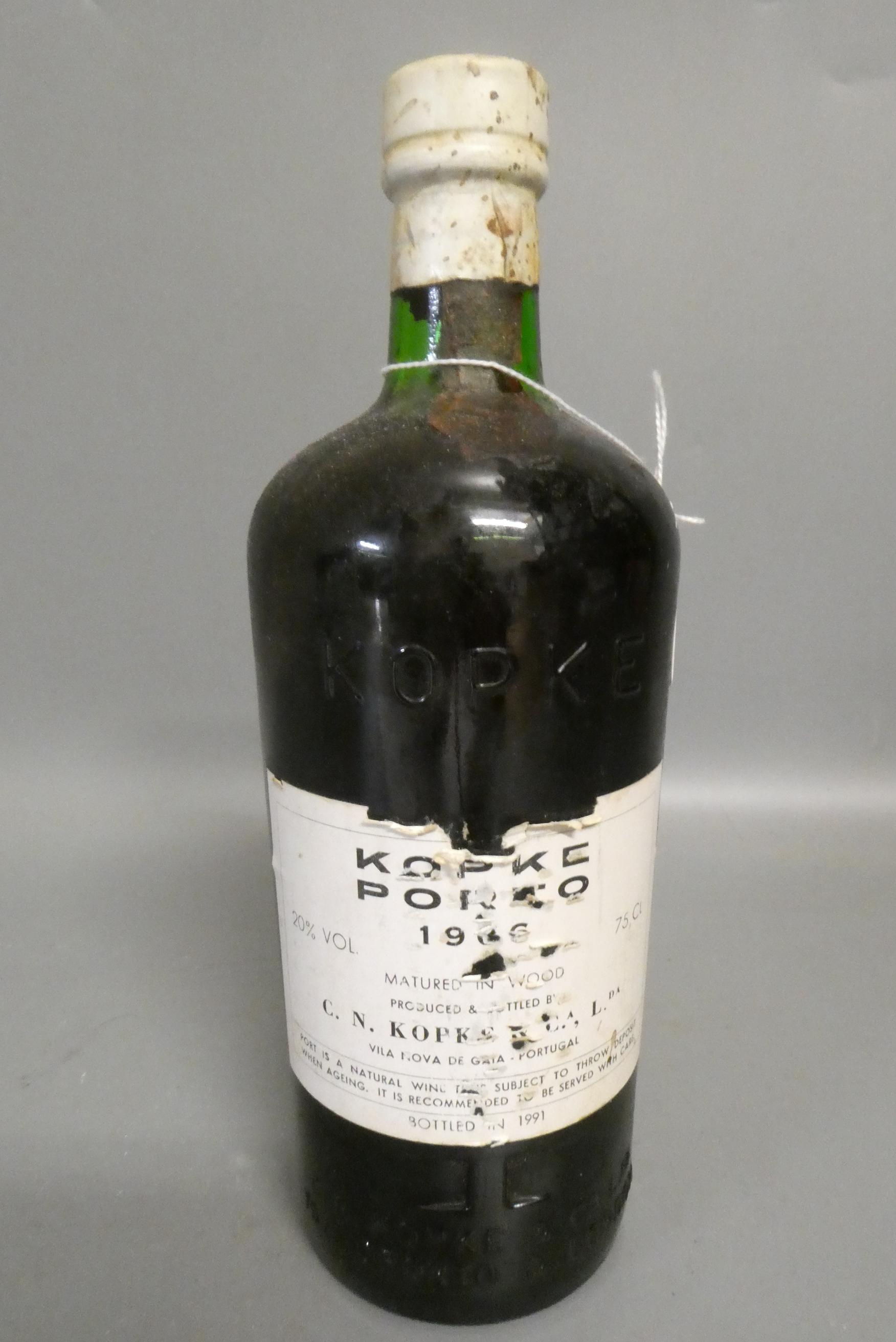 One bottle Kopke 1966 port, bottled in 1991, 75cl (Est. plus 24% premium inc. VAT) Image
