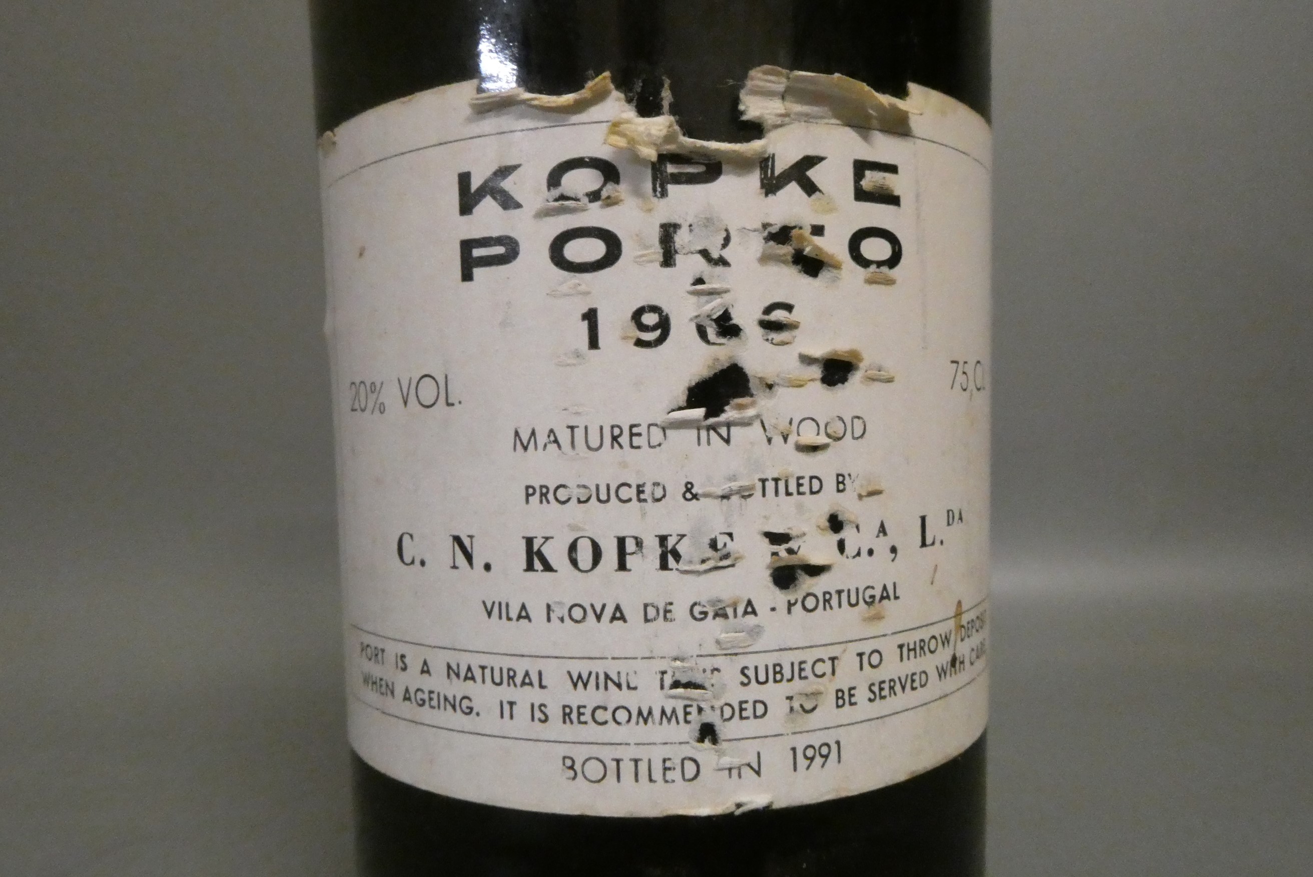 One bottle Kopke 1966 port, bottled in 1991, 75cl (Est. plus 24% premium inc. VAT) Image