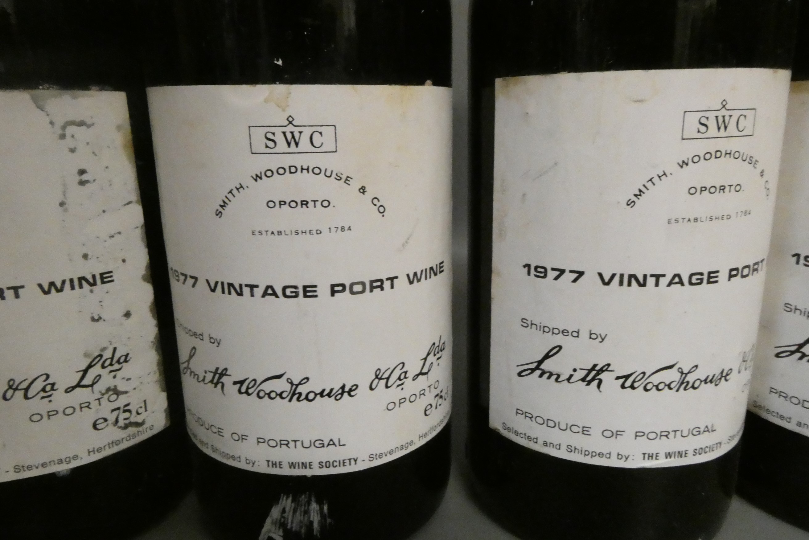 Seven bottles Smith Woodhouse & Co. 1977 vintage port (Est. plus 24% premium inc. VAT) Image