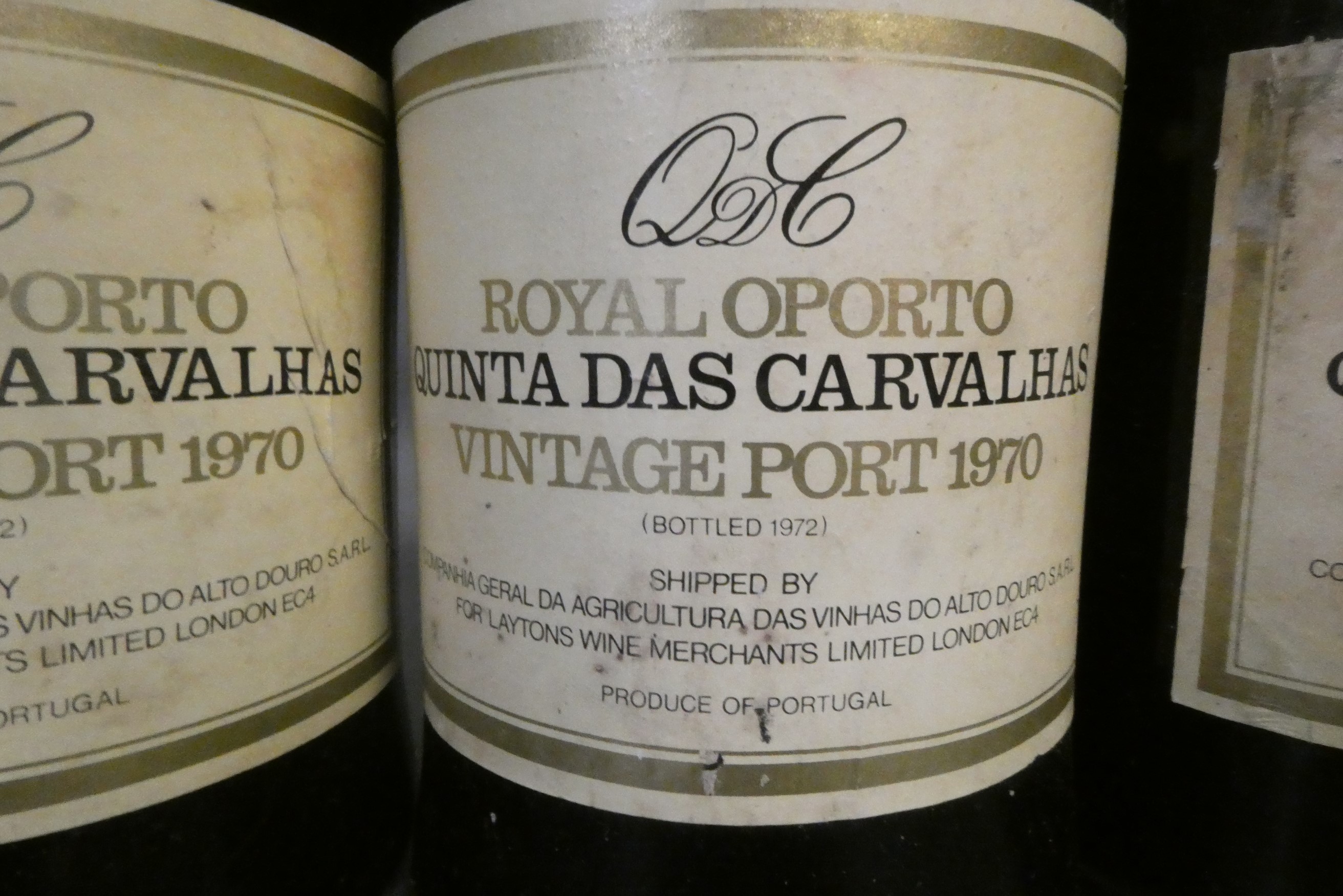 Six bottles Quinta das Carvalhas, 1970 vintage port (Est. plus 24% premium inc. VAT) Image