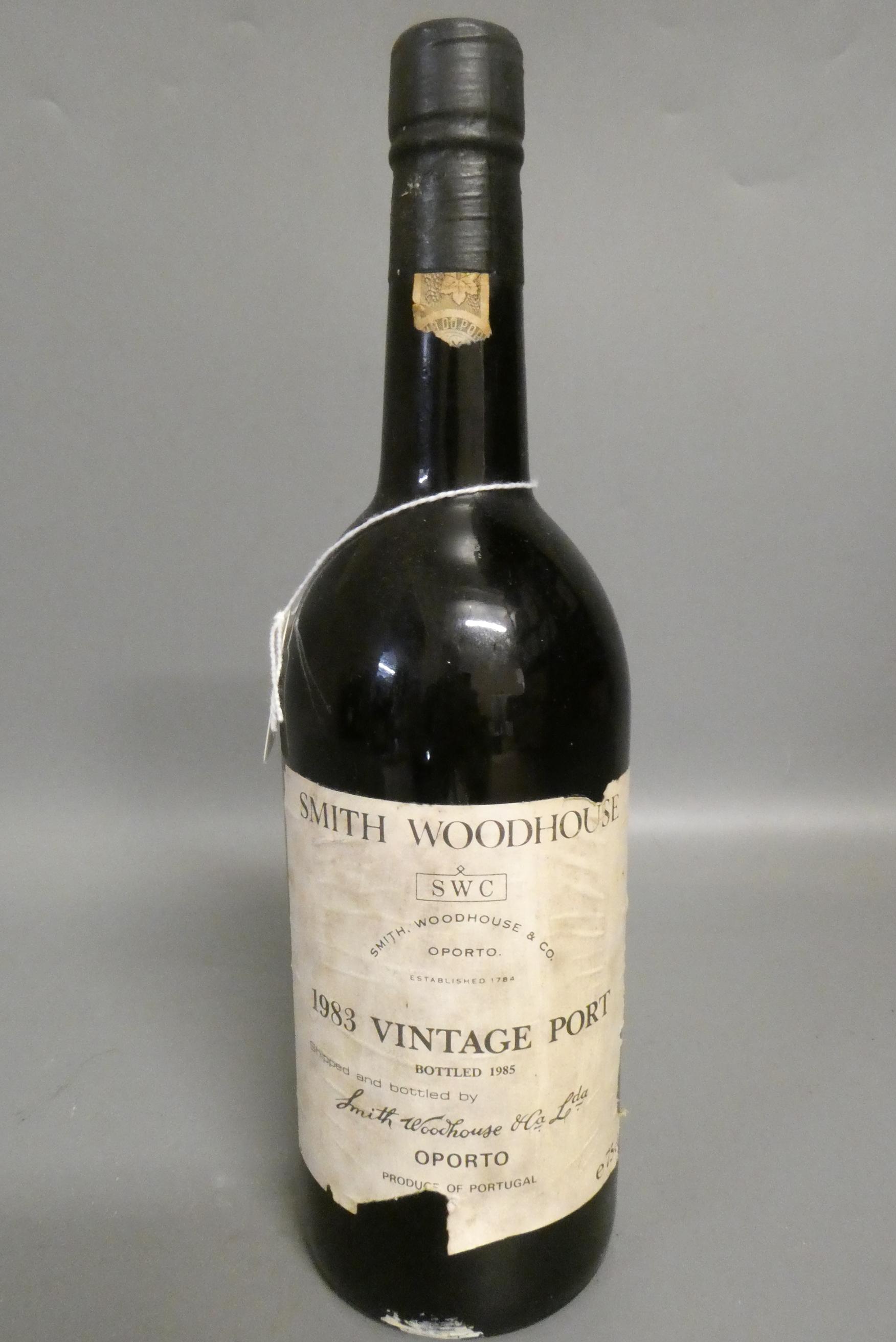 One bottle Smith Woodhouse 1983 vintage port (Est. plus 24% premium inc. VAT) Image