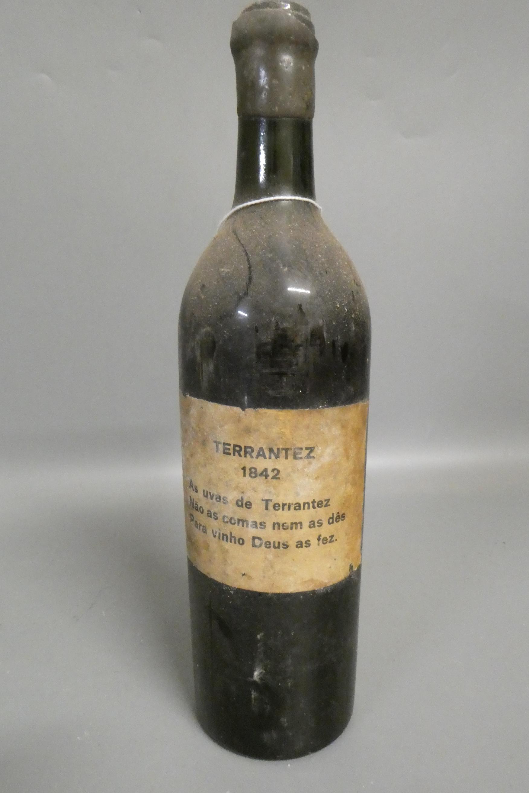One bottle Terrantez 1842 Madeira (Est. plus 24% premium inc. VAT) Image