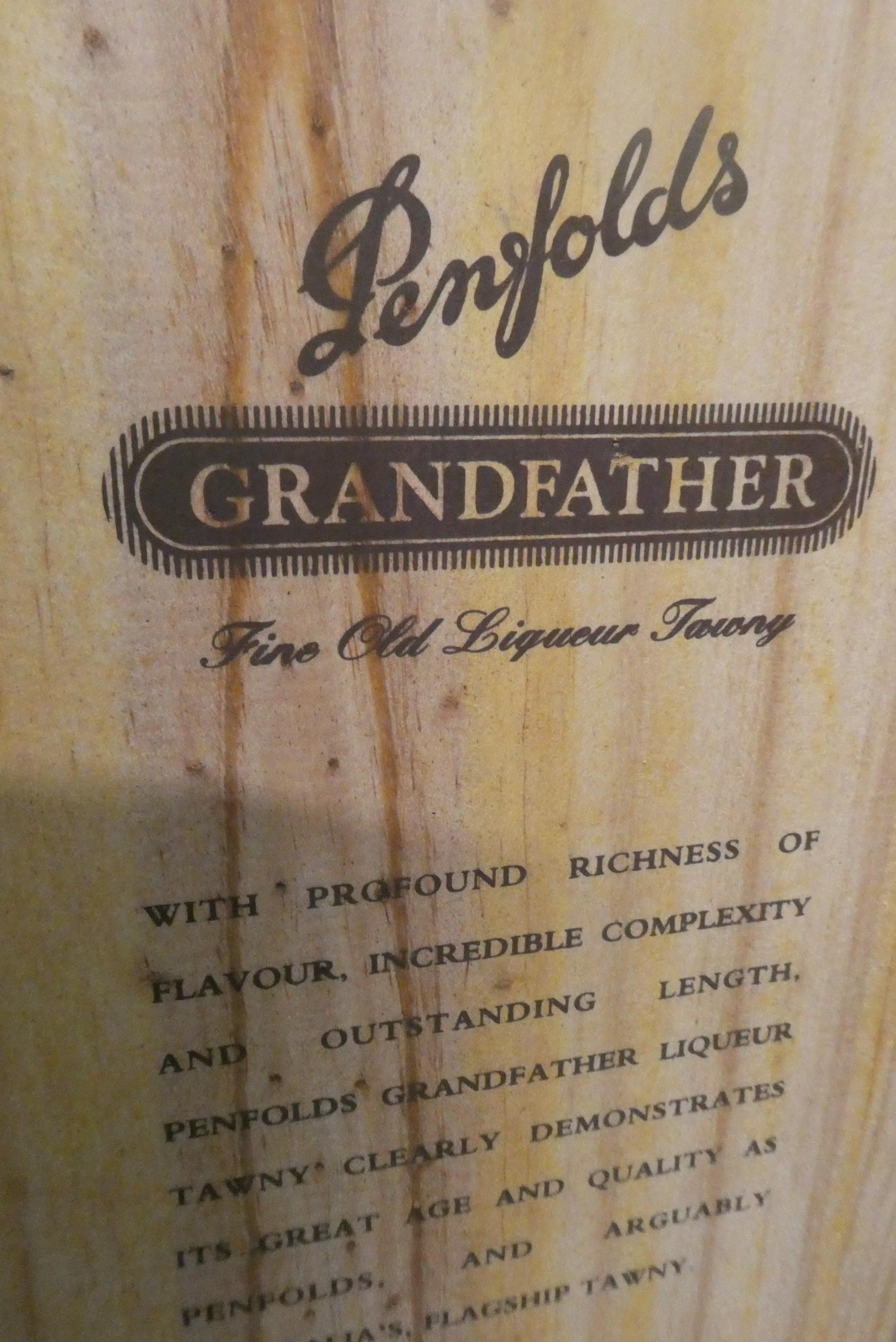 One bottle Penfolds Grandfather Fine Old Liqueur Tawny, OWC (Est. plus 24% premium inc. VAT) Image