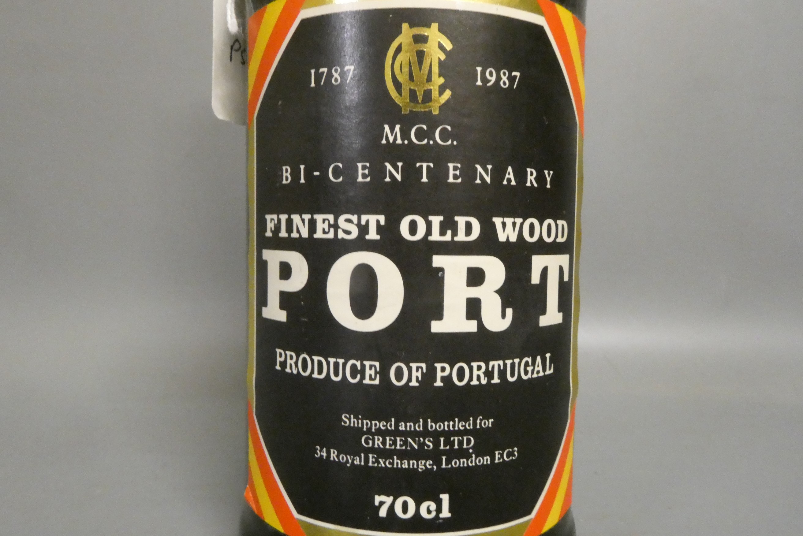 One bottle MCC Bi-Centenary Finest Old Wood Port (Est. plus 24% premium inc. VAT) Image