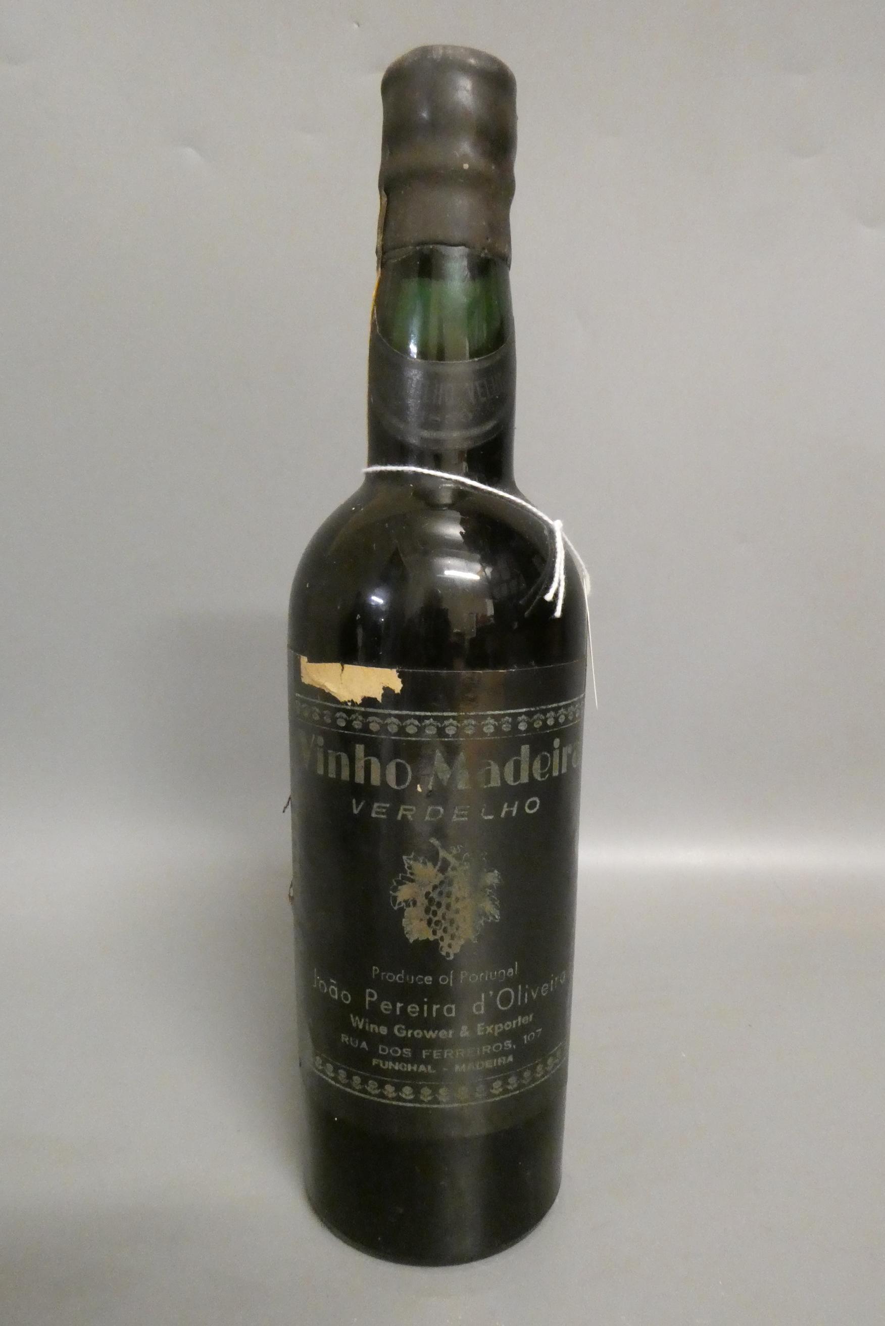 One bottle Vinho Madeira 1850 Verdelho, Joao Pereira d'Oliveiro (Est. plus 24% premium inc. VAT) Image
