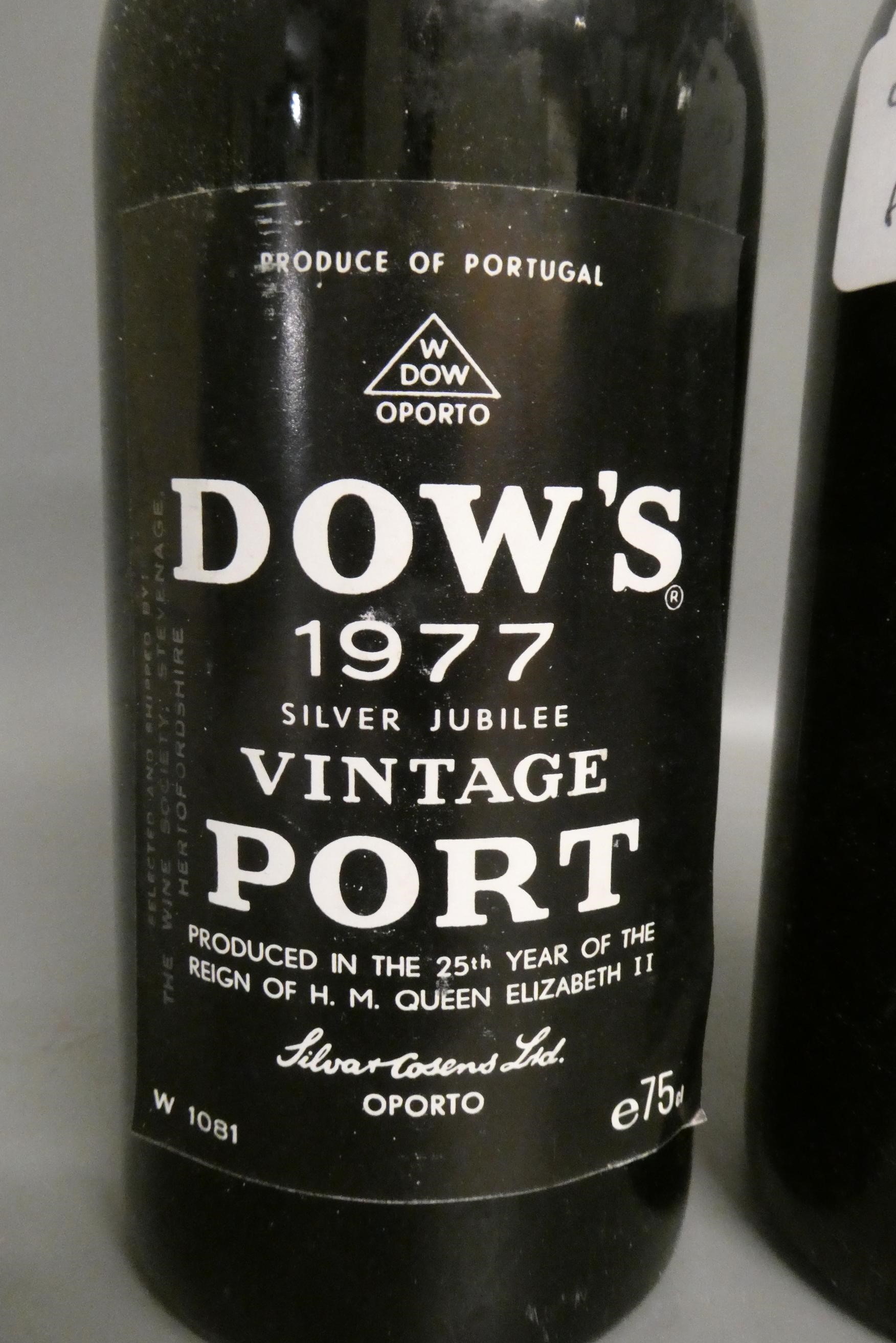 Two bottles Warre's 1977 vintage port (Est. plus 24% premium inc. VAT) Image