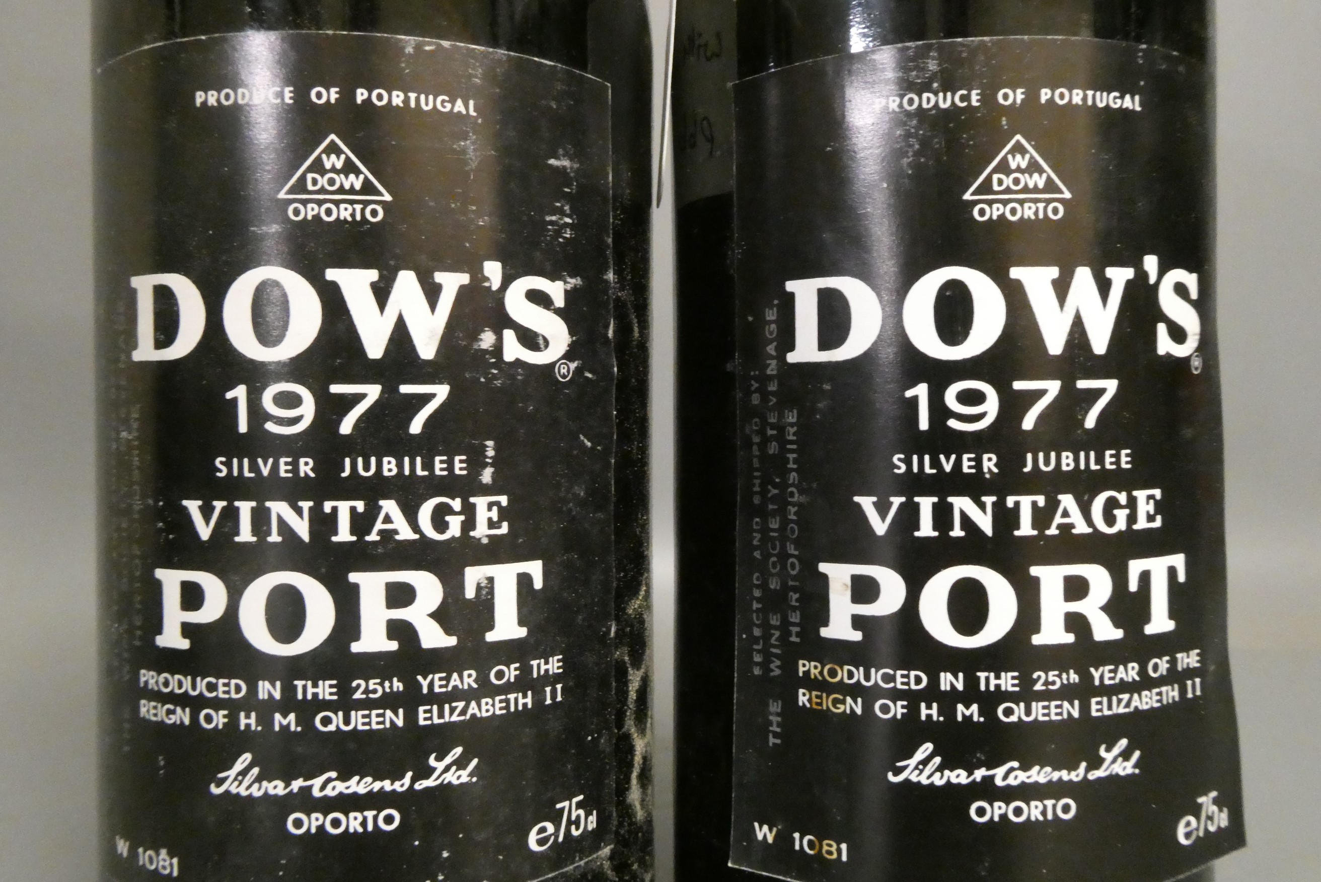 Two bottles Warre's 1977 vintage port (Est. plus 24% premium inc. VAT) Image