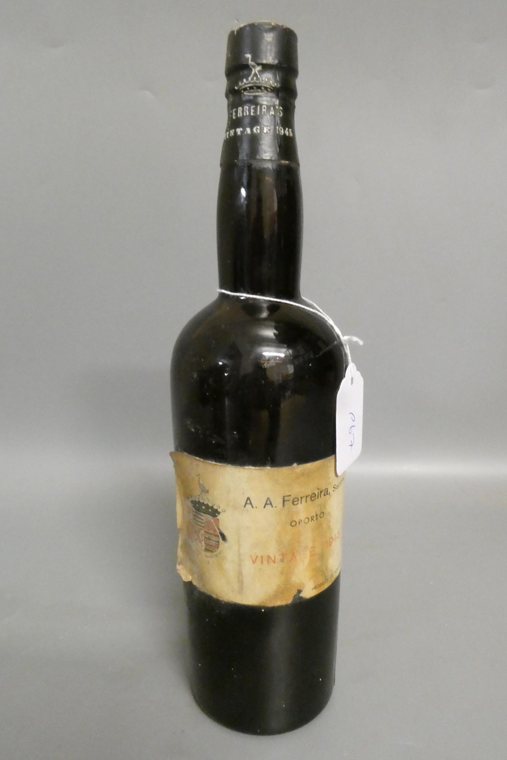 One bottle Ferreira 1945 vintage port (Est. plus 24% premium inc. VAT) Image