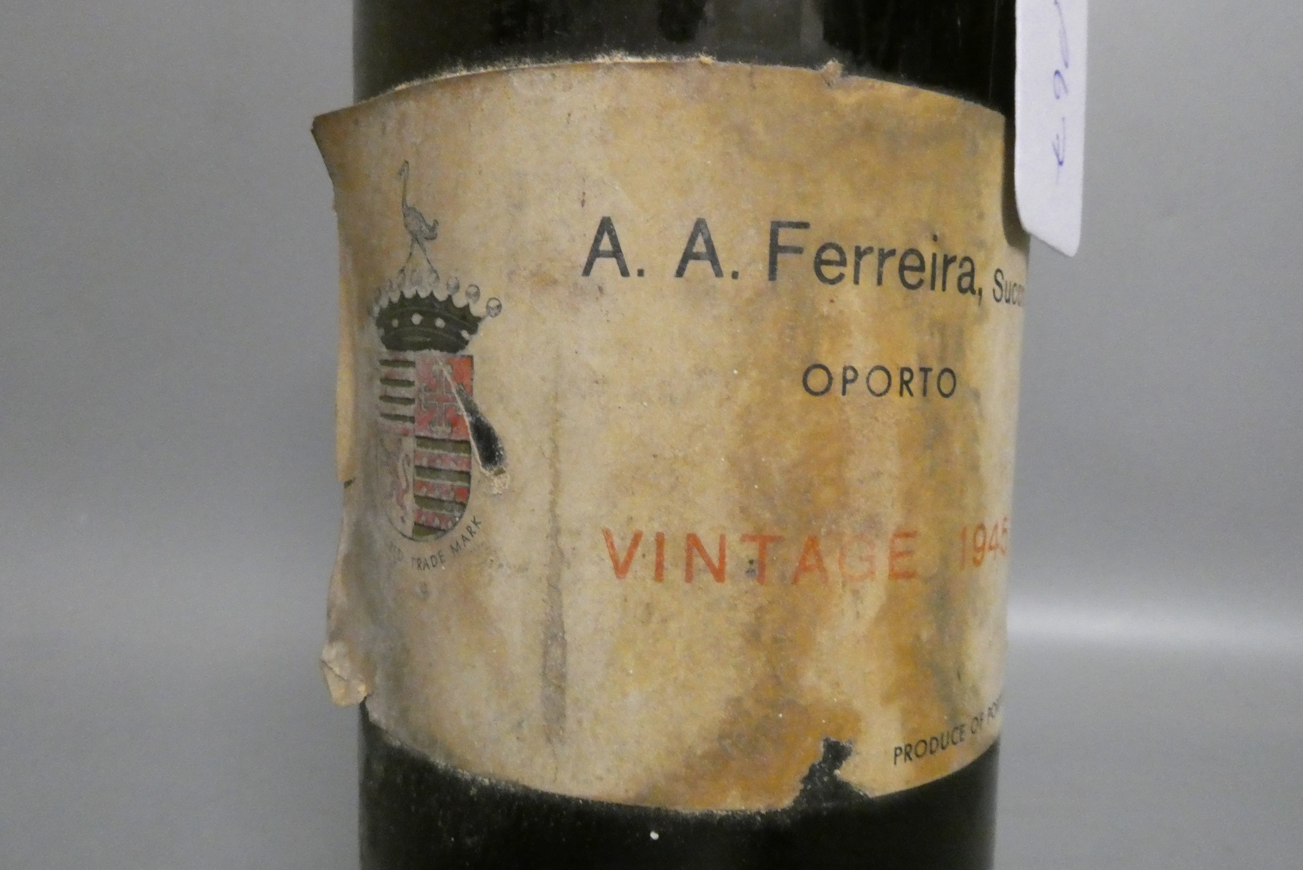 One bottle Ferreira 1945 vintage port (Est. plus 24% premium inc. VAT) Image