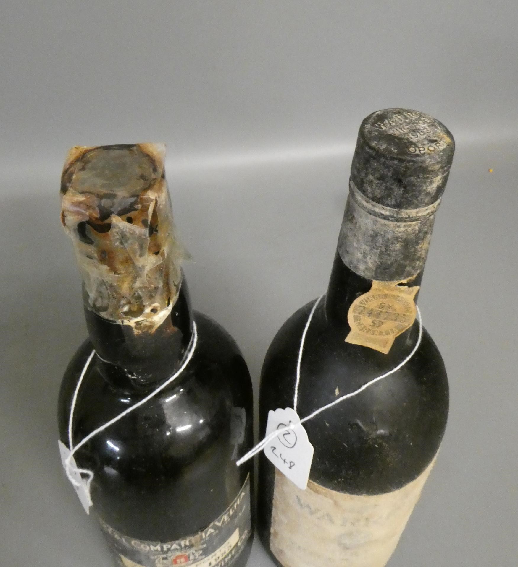 One bottle Warre's 1983 vintage port, together with one bottle Real Companhia Velha 1985 vintage Image
