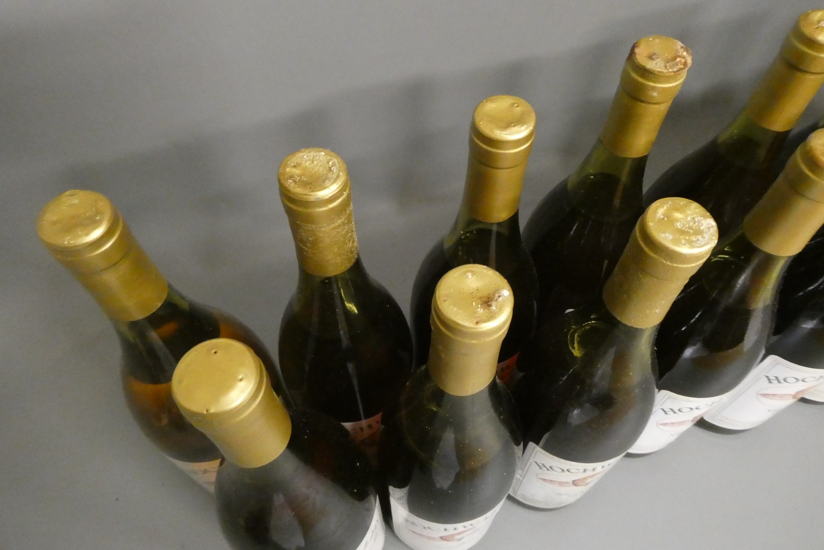 Sixteen bottles of New World wine Image