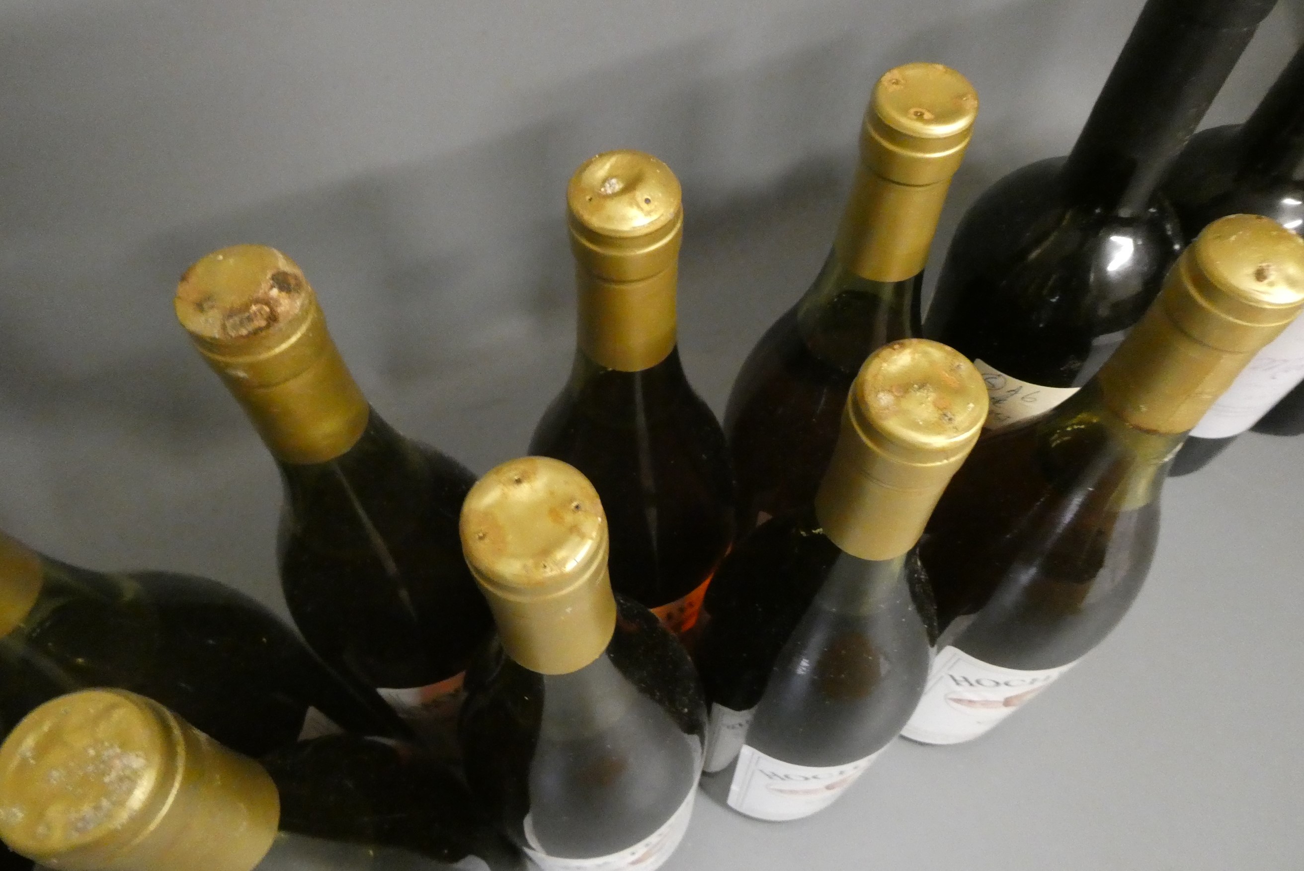 Sixteen bottles of New World wine Image