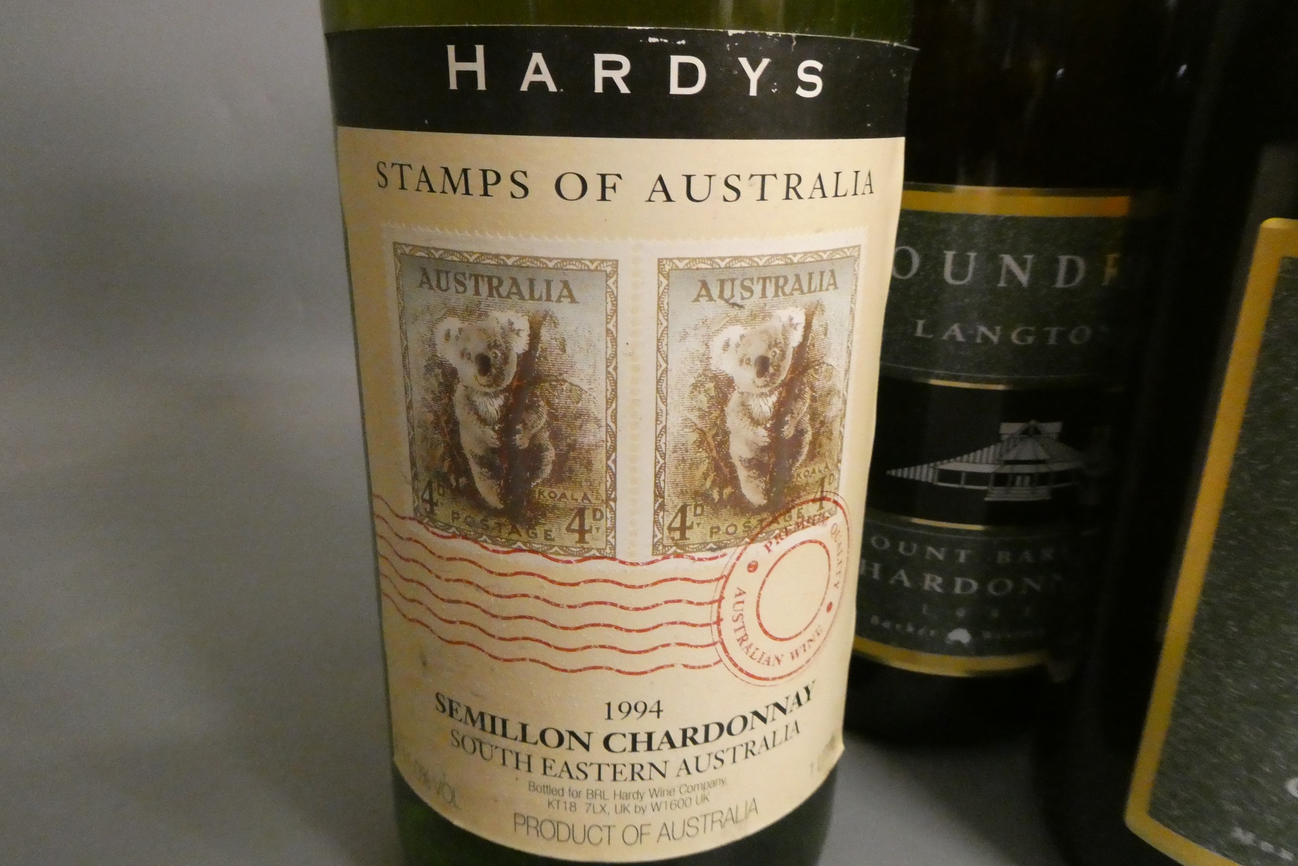 Nine bottles of Australian white wine, comprising eight 1992 Goundrey Estate mount Barker Image