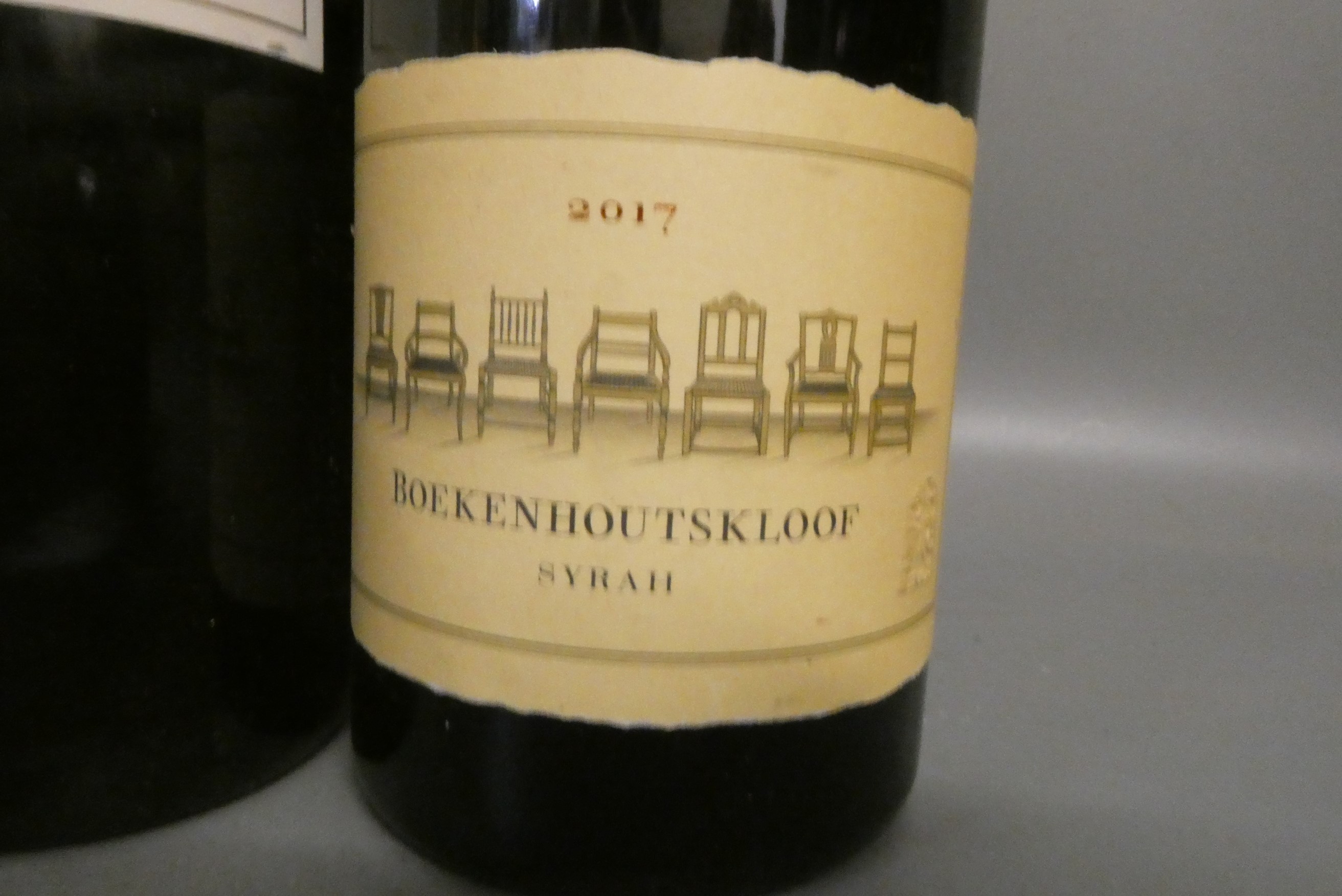 Three South African red wines, comprising a 2008 Kanonkop pinotage, a 2010 Constantia Glen "Three", Image