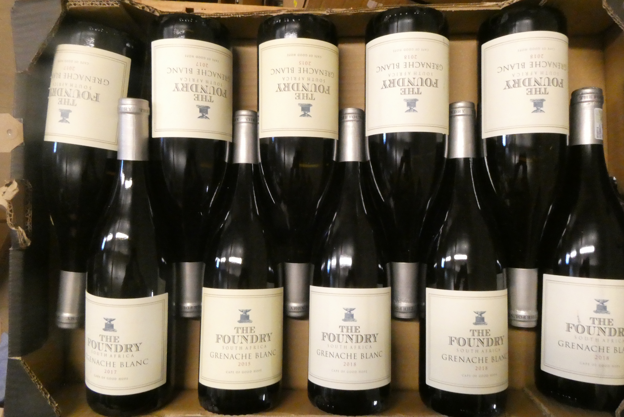 Ten bottles The Foundry, grenache blanc, comprising five 2018, three 2017 and two 2015 (Est. plus Image
