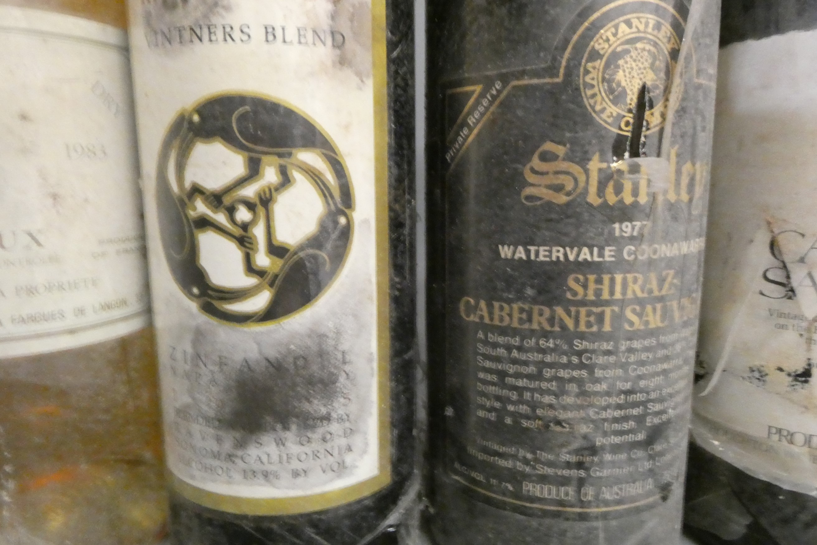 Six bottles of mainly New World wine Image