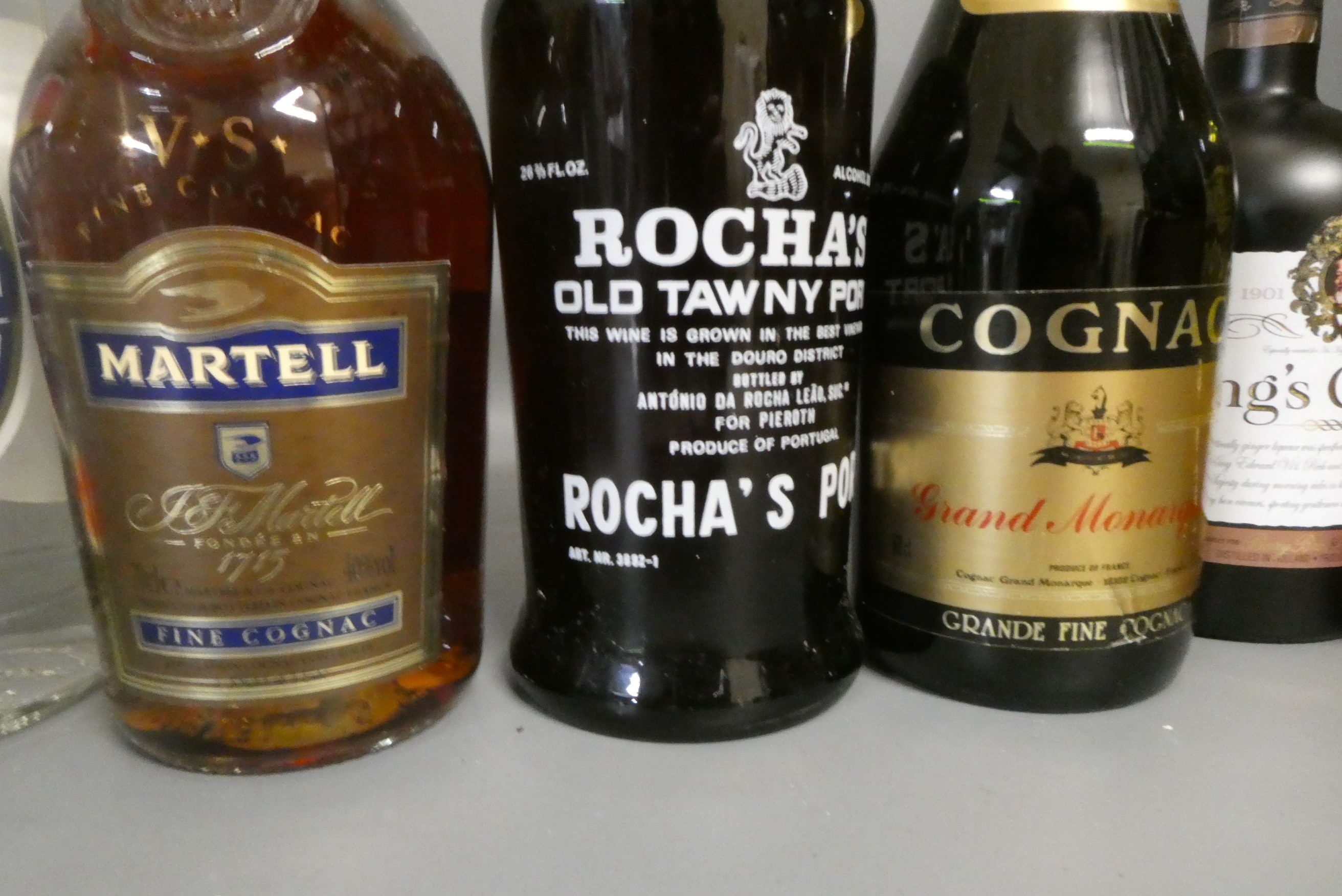 Twelve bottles of mixed liqueur and spirits Image