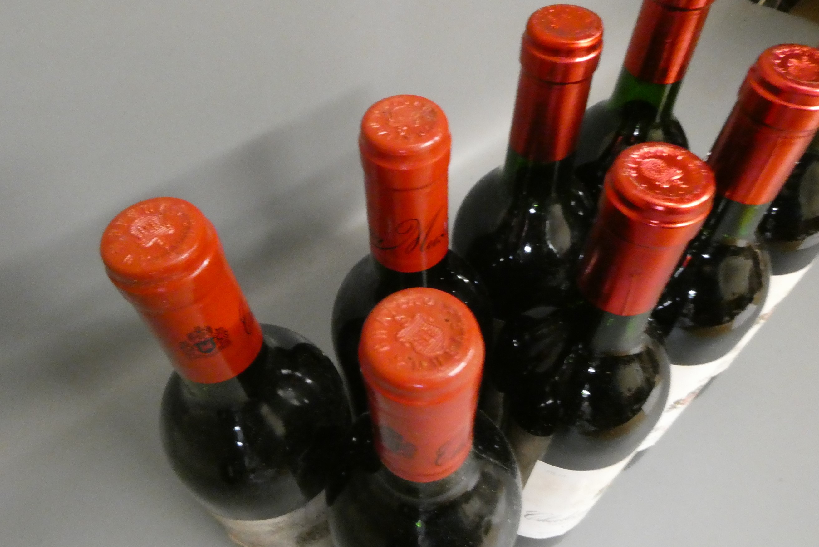 Eight bottles Chateau Musar, comprising four 1987, one 1986 and three 1990, Gaston Hochar Image