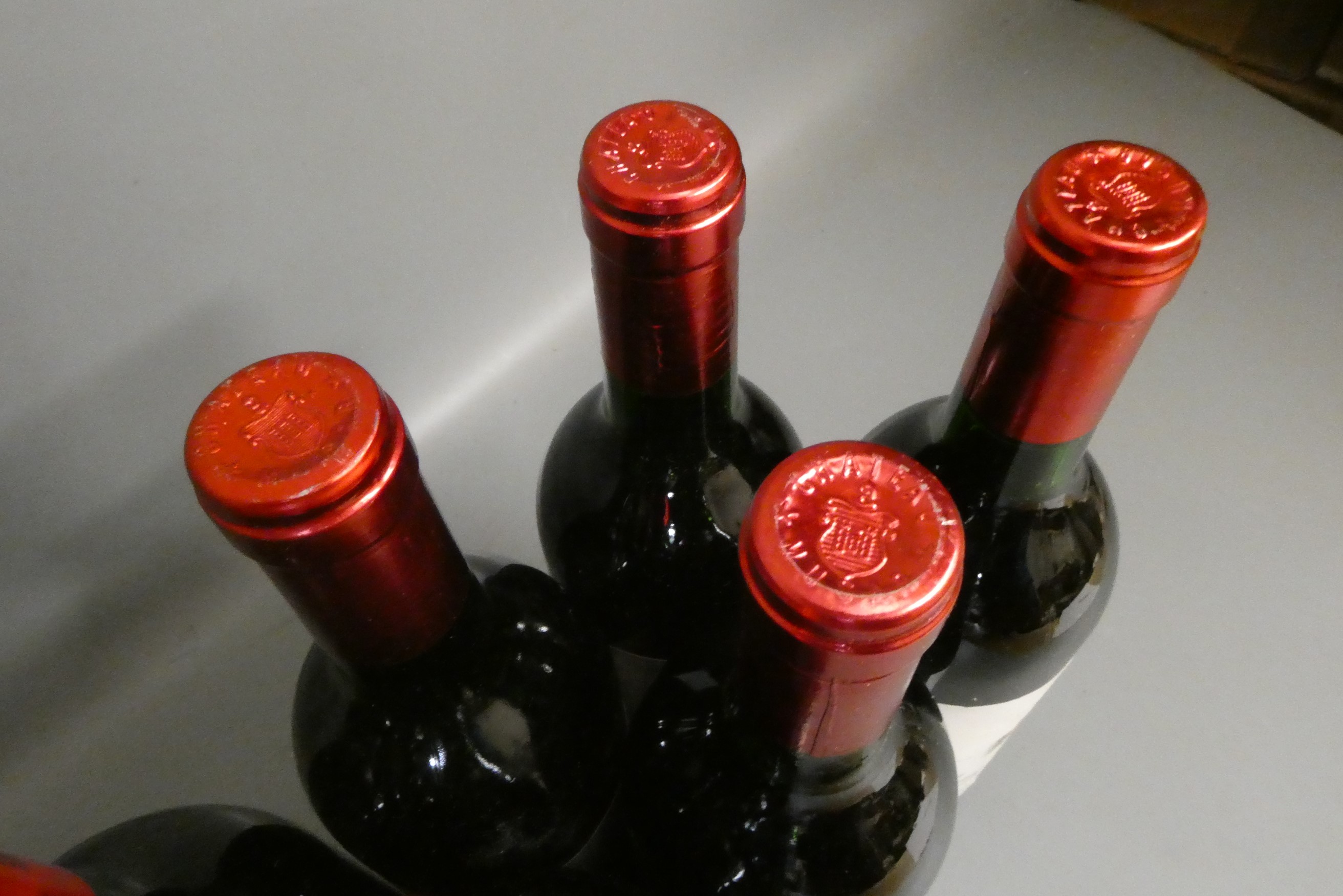 Eight bottles Chateau Musar, comprising four 1987, one 1986 and three 1990, Gaston Hochar Image