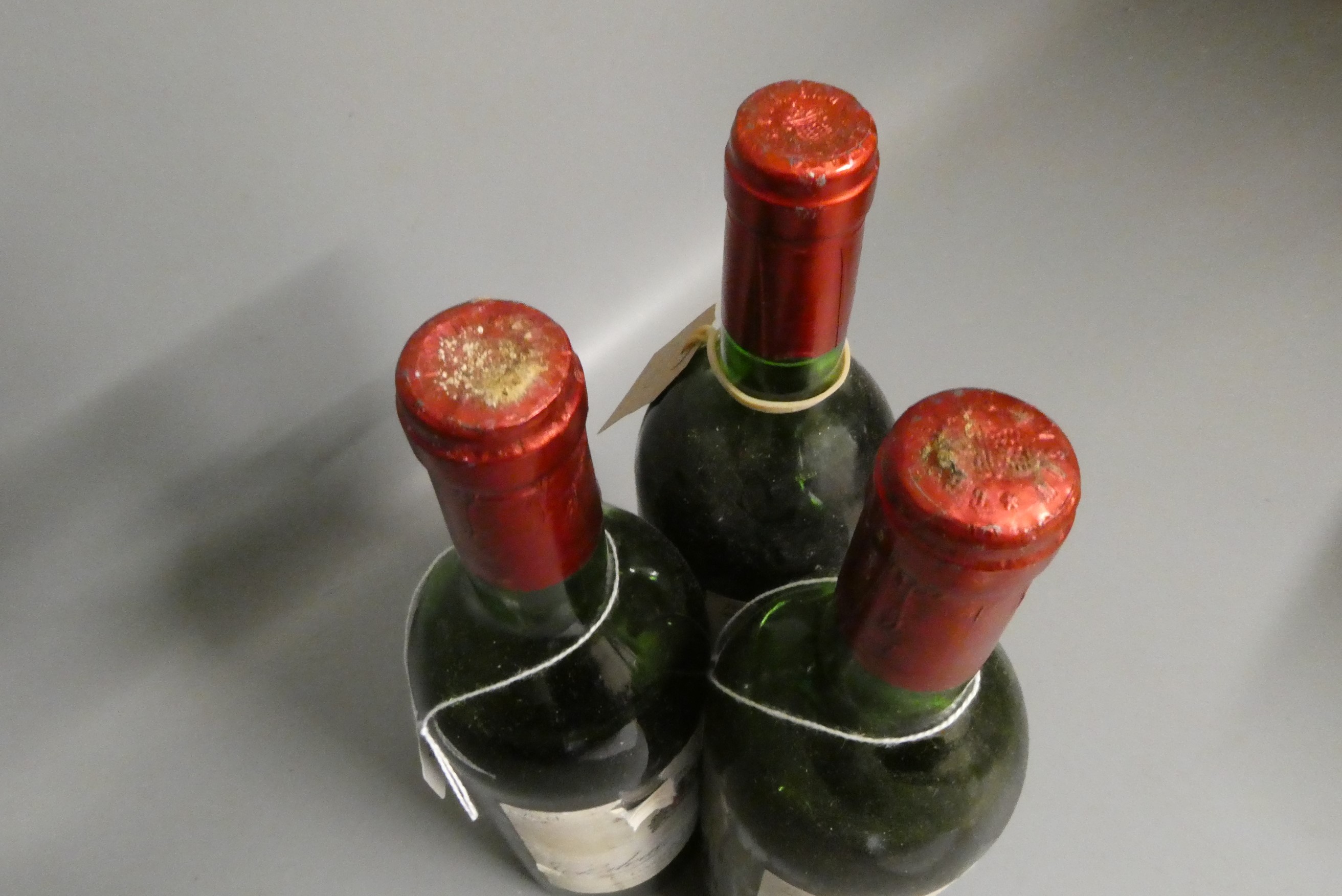 Three bottles Chateau Musar, 1982, Gaston Hochar (Est. plus 24% premium inc. VAT) Image