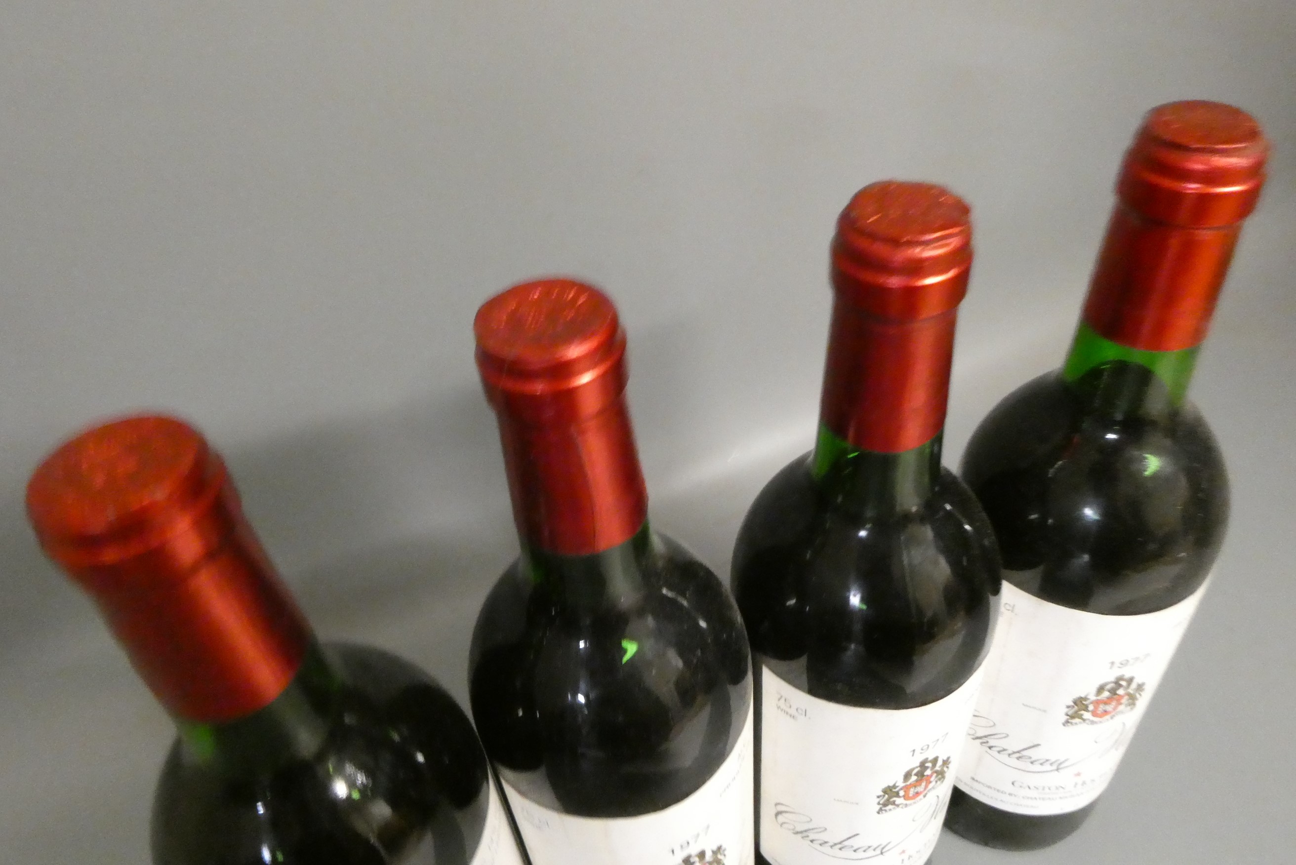Four bottles Chateau Musar, 1977, Gaston Hochar (Est. plus 24% premium inc. VAT) Image