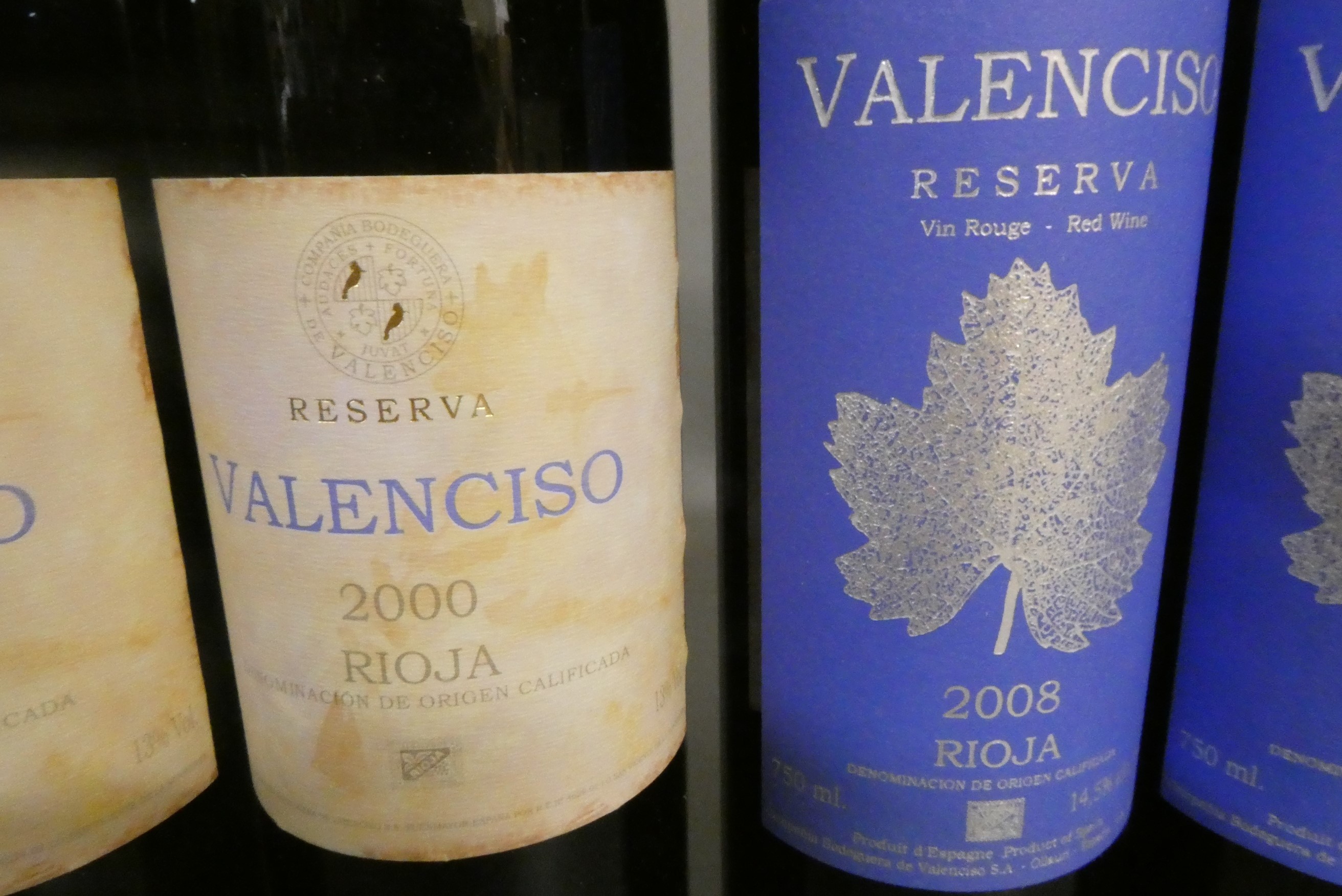 Five bottles Valenciso rioja, comprising two 2000, two 2008 and one 2006 (Est. plus 24% premium inc. Image